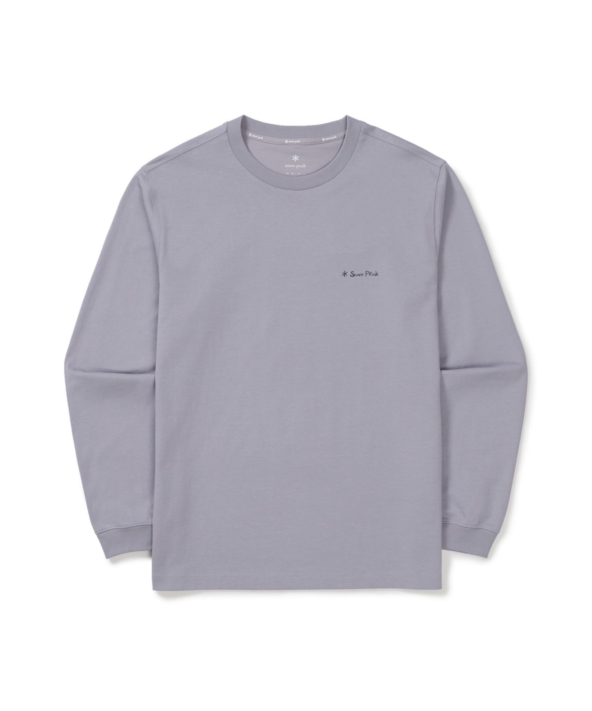 스노우피크 어패럴(SNOWPEAK APPAREL) 에어로쿨 크레용 긴팔 티셔츠 (S26SUFTL74) Gray Blue