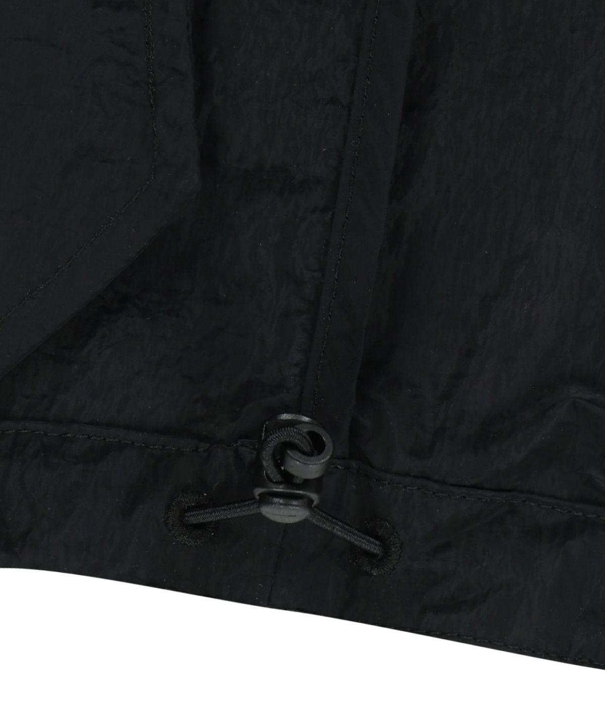 브라운브레스(BROWNBREATH) W TAG HIGH NECK HOODIE WINDBREAKER - BLACK