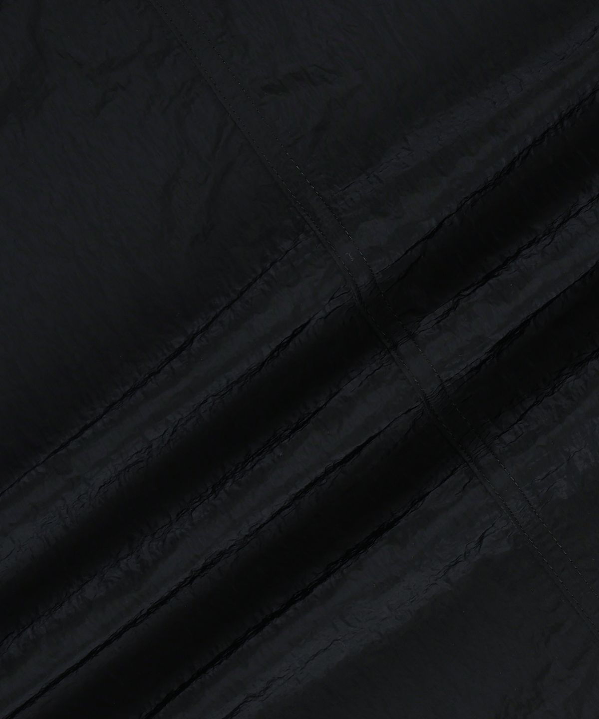 브라운브레스(BROWNBREATH) W TAG HIGH NECK HOODIE WINDBREAKER - BLACK