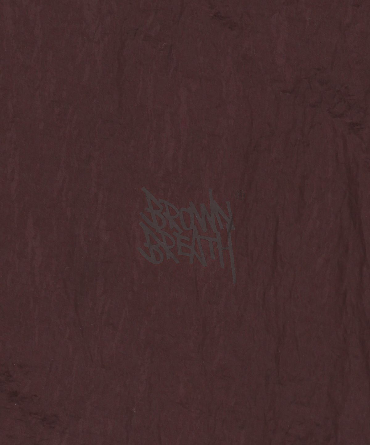 브라운브레스(BROWNBREATH) W TAG HIGH NECK HOODIE WINDBREAKER - BURGUNDY