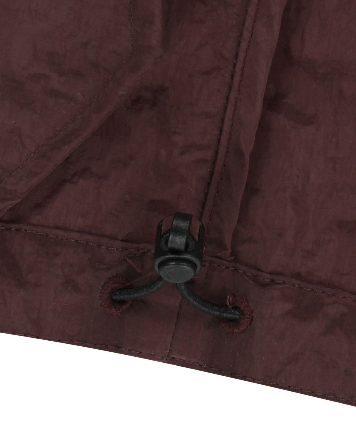 브라운브레스(BROWNBREATH) W TAG HIGH NECK HOODIE WINDBREAKER - BURGUNDY