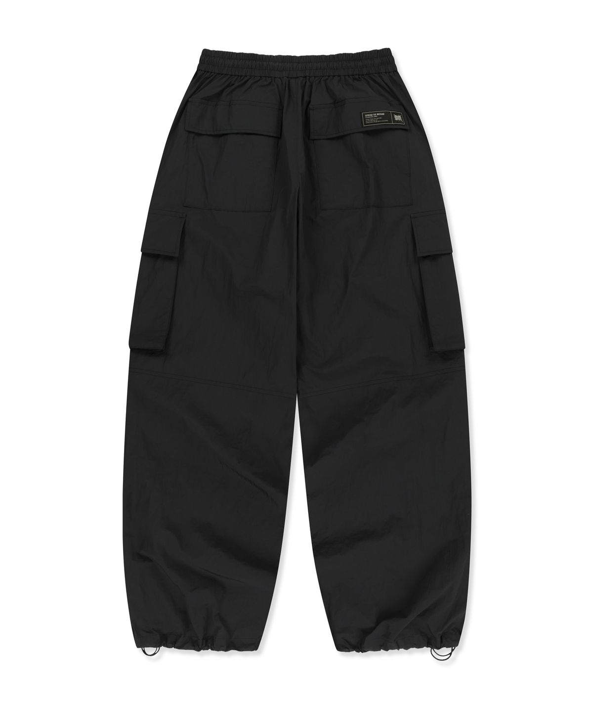 브라운브레스(BROWNBREATH) NYLON CARGO PANTS - BLACK