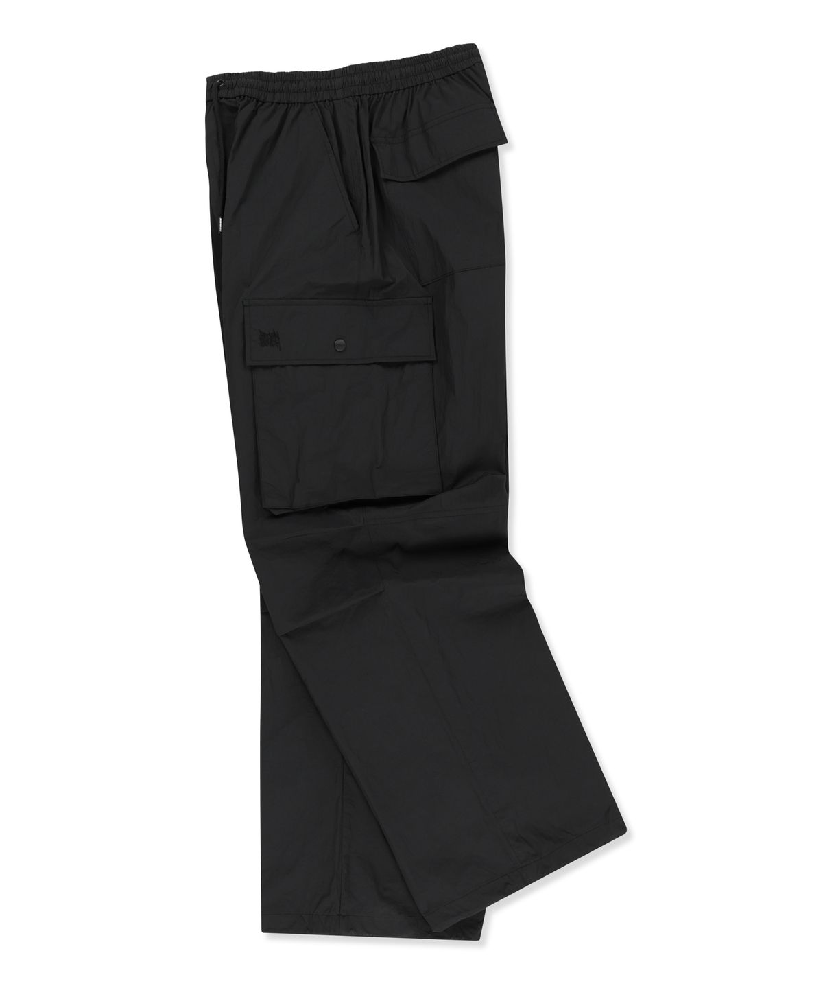 브라운브레스(BROWNBREATH) NYLON CARGO PANTS - BLACK