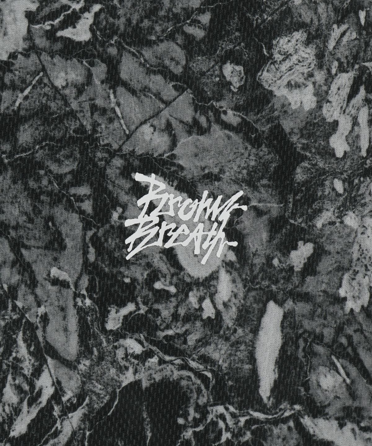 브라운브레스(BROWNBREATH) EARTH PATTERN LAYERED TEE - GREY