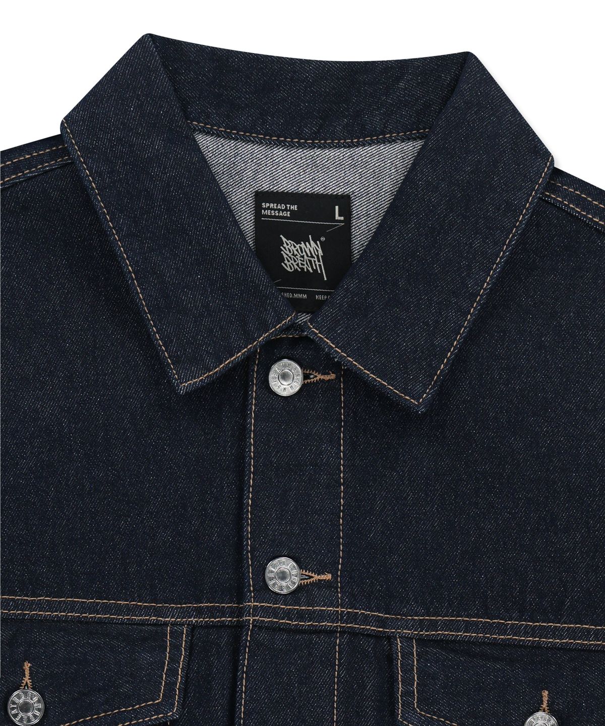 브라운브레스(BROWNBREATH) DENIM TRUCKER JACKET - INDIGO