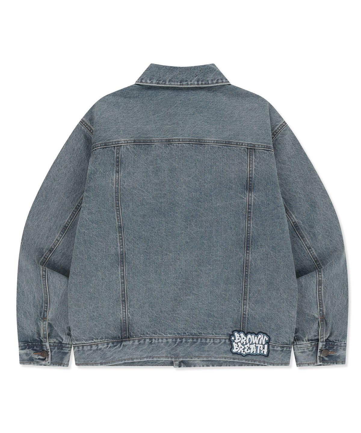 브라운브레스(BROWNBREATH) DENIM TRUCKER JACKET - BLUE