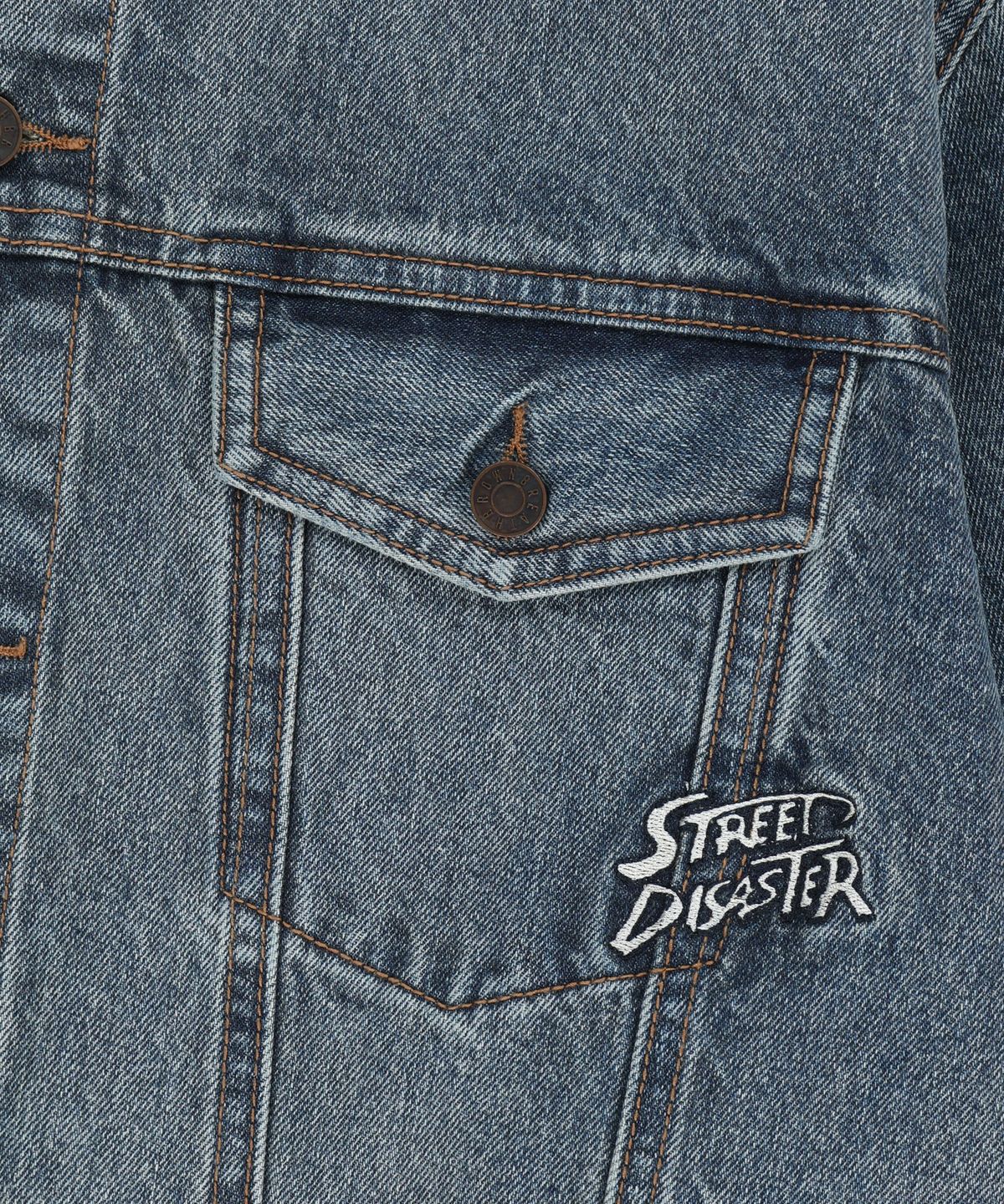 브라운브레스(BROWNBREATH) DENIM TRUCKER JACKET - BLUE