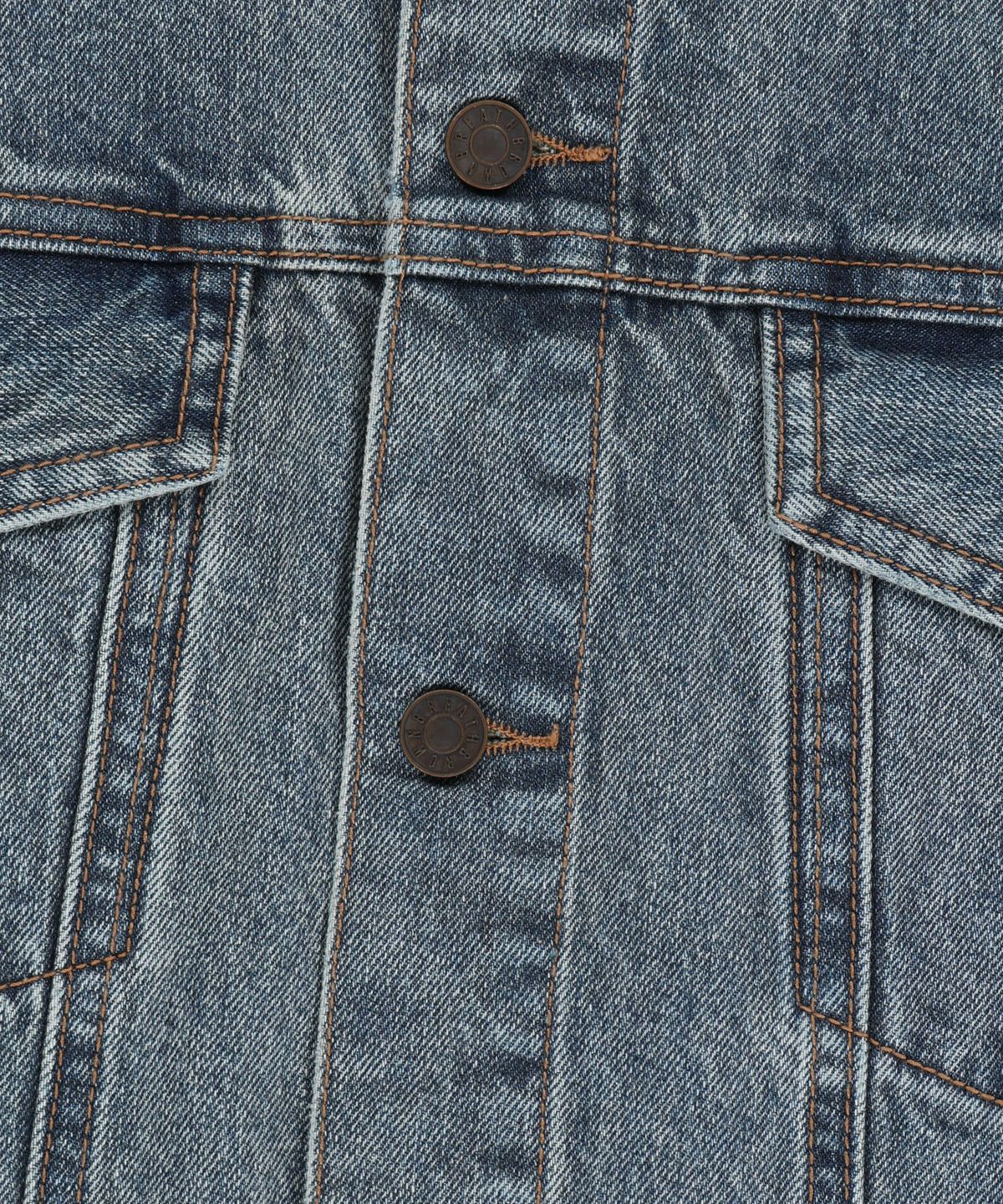 브라운브레스(BROWNBREATH) DENIM TRUCKER JACKET - BLUE