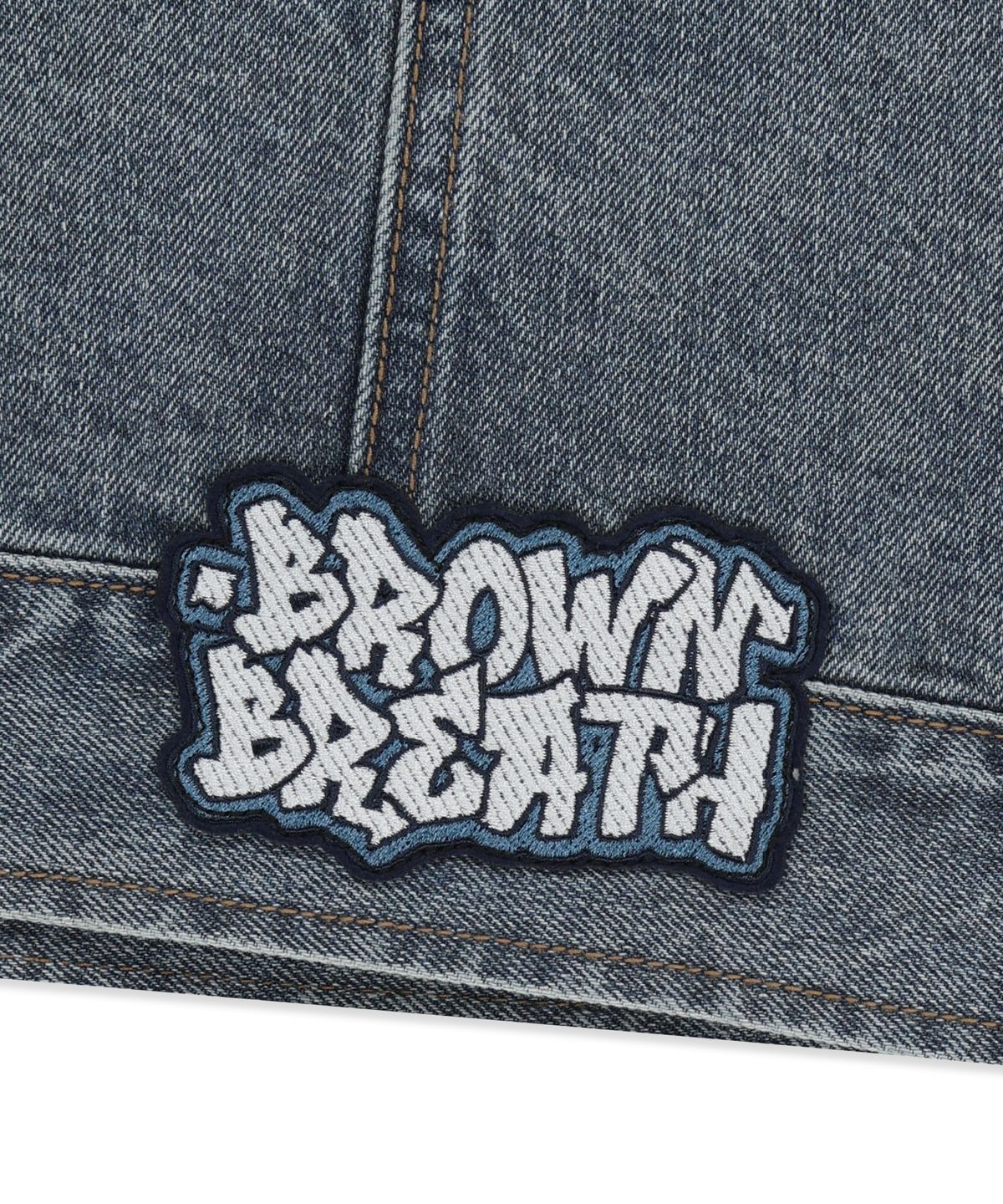 브라운브레스(BROWNBREATH) DENIM TRUCKER JACKET - BLUE