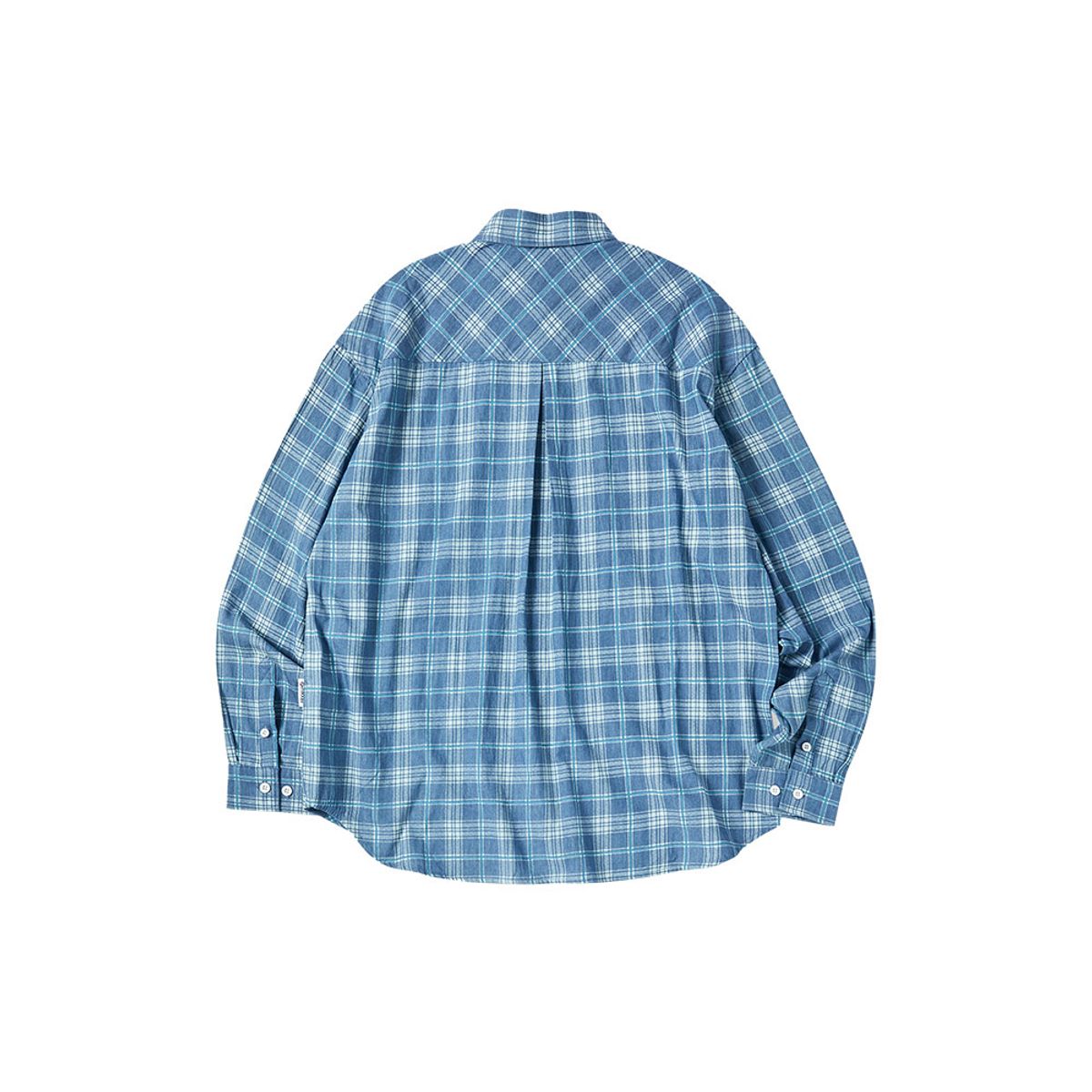 아웃도어 프로덕츠(OUTDOOR PRODUCTS) 플랩 포켓 체크 셔츠 (라이트블루)