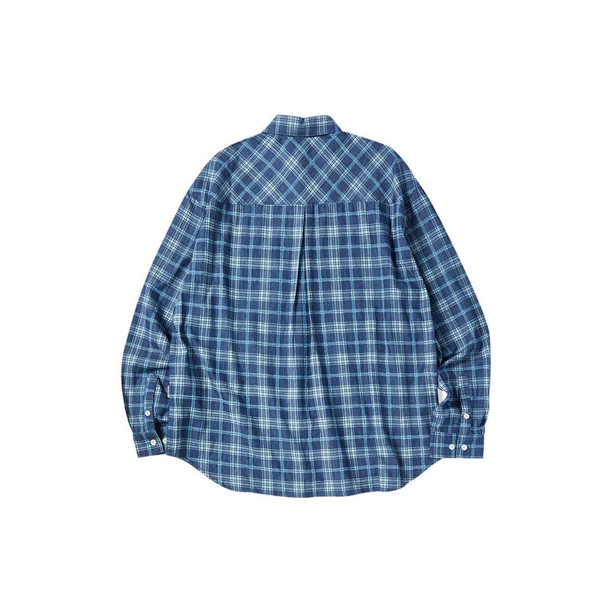아웃도어 프로덕츠(OUTDOOR PRODUCTS) 플랩 포켓 체크 셔츠 (블루)