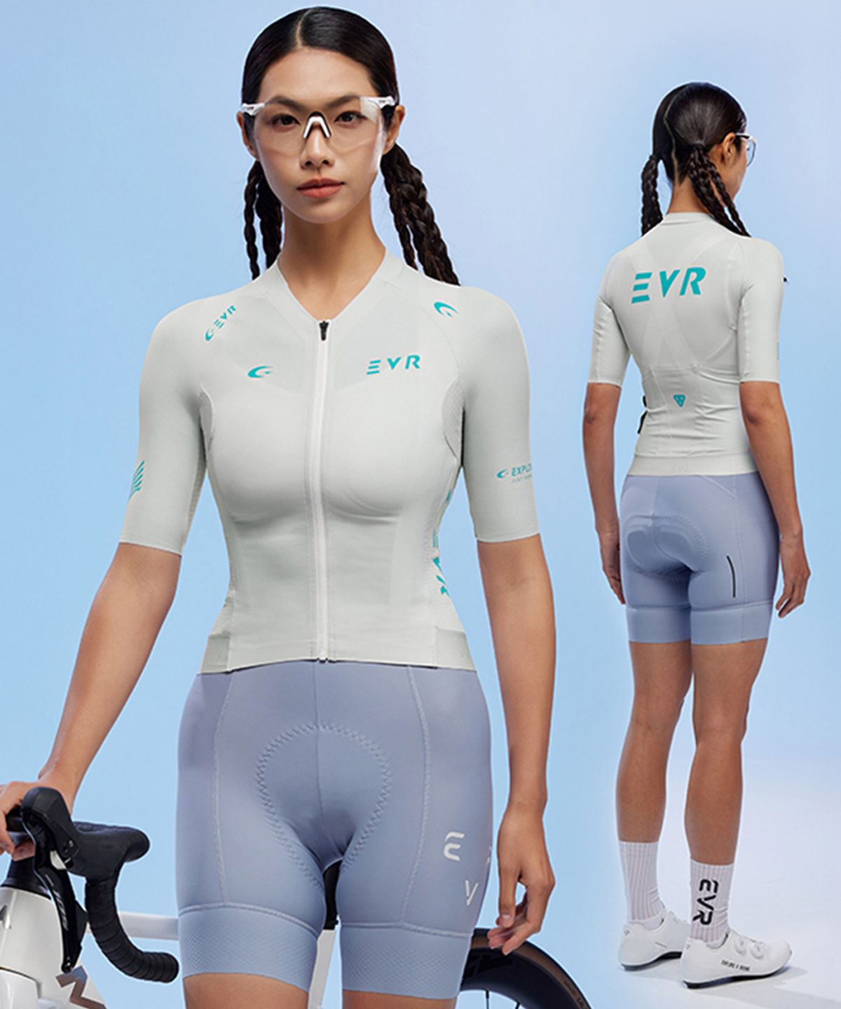 이브이알(EVR) EXPLORE 반팔져지 자전거의류 KX2513 (여성용)