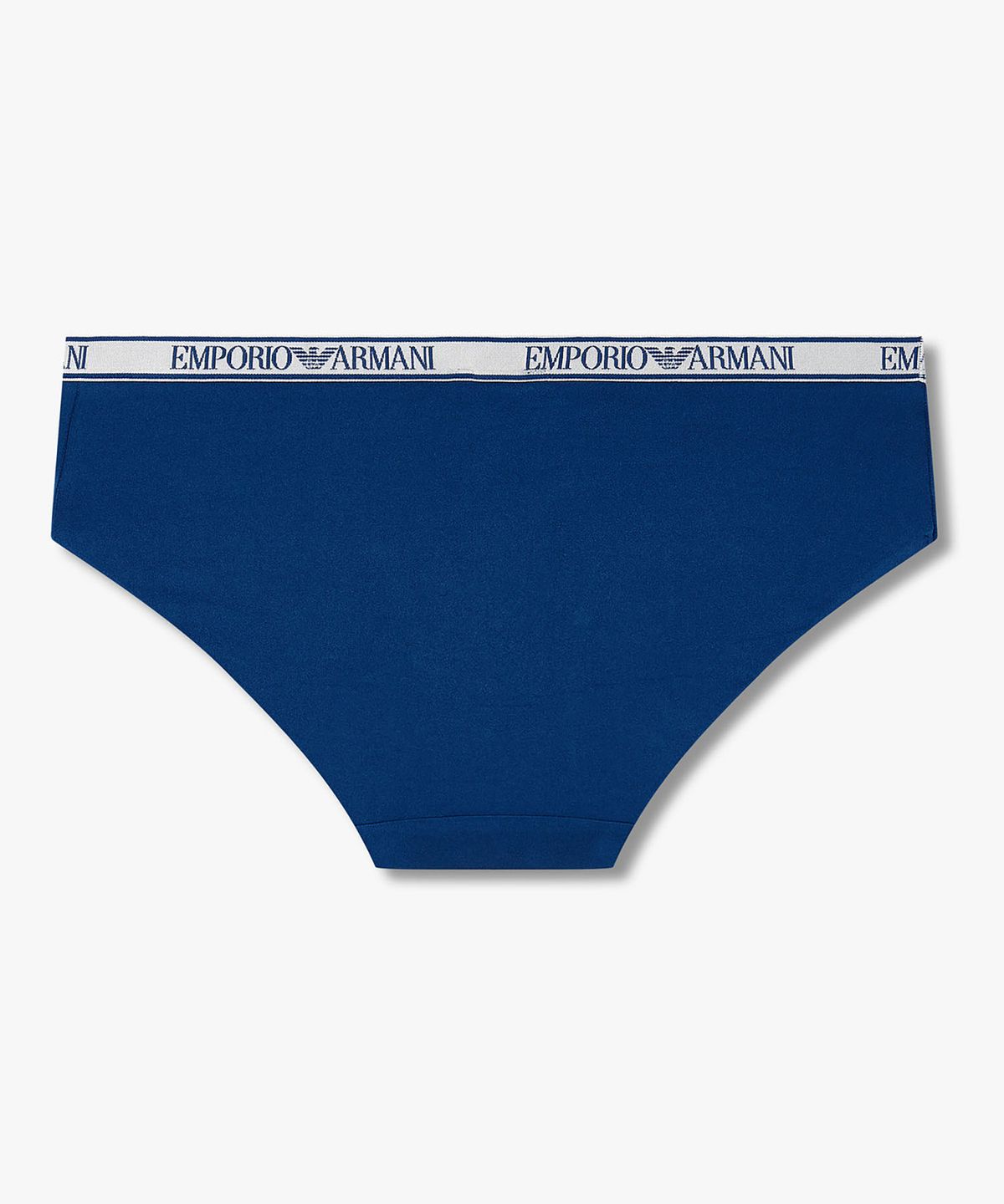 엠포리오 아르마니 언더웨어(EMPORIO ARMANI UNDERWEAR) 여성 글로시 나일론 치키 브리프_블루_0826112506