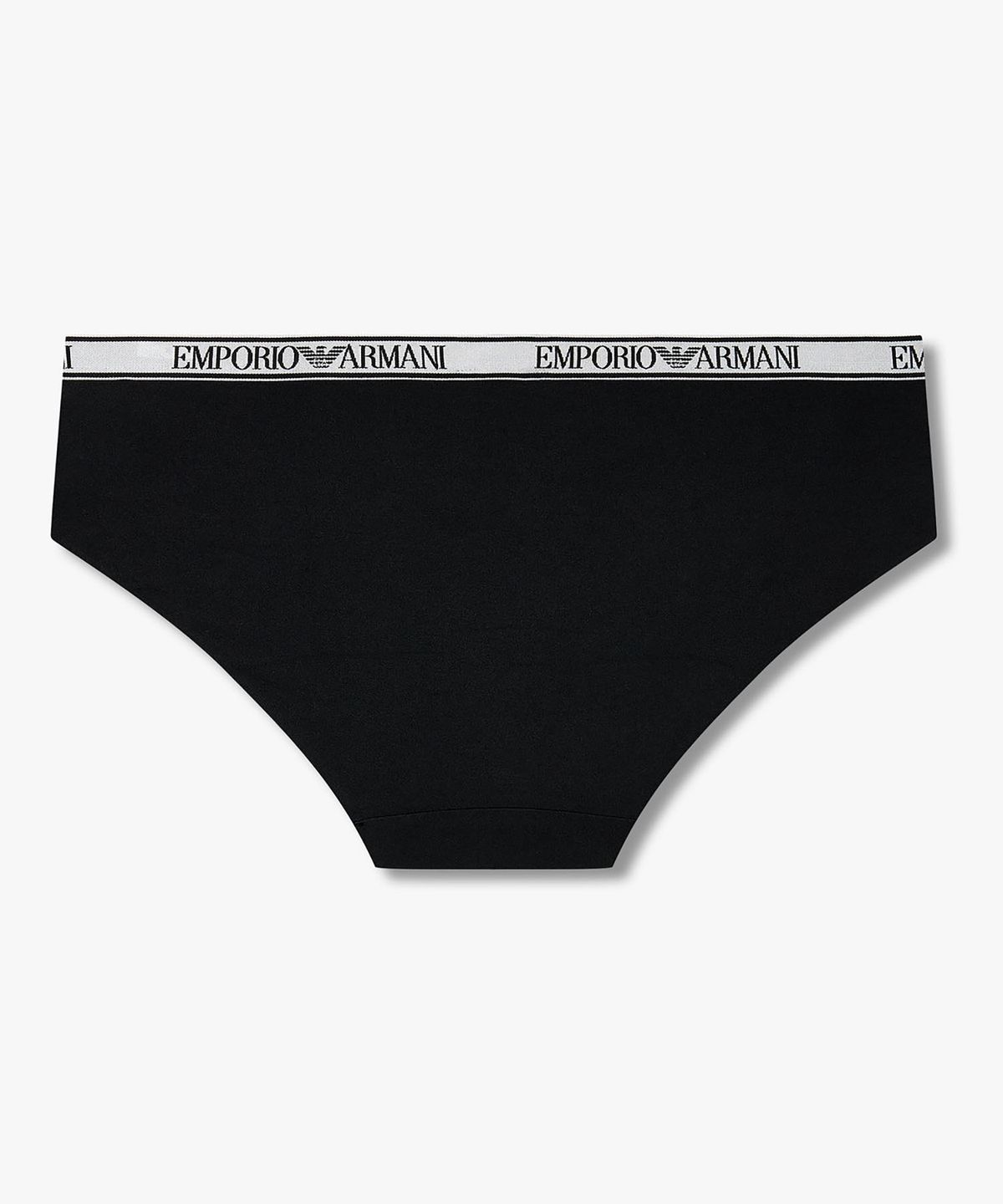 엠포리오 아르마니 언더웨어(EMPORIO ARMANI UNDERWEAR) 여성 글로시 나일론 치키 브리프_블랙_0826112507