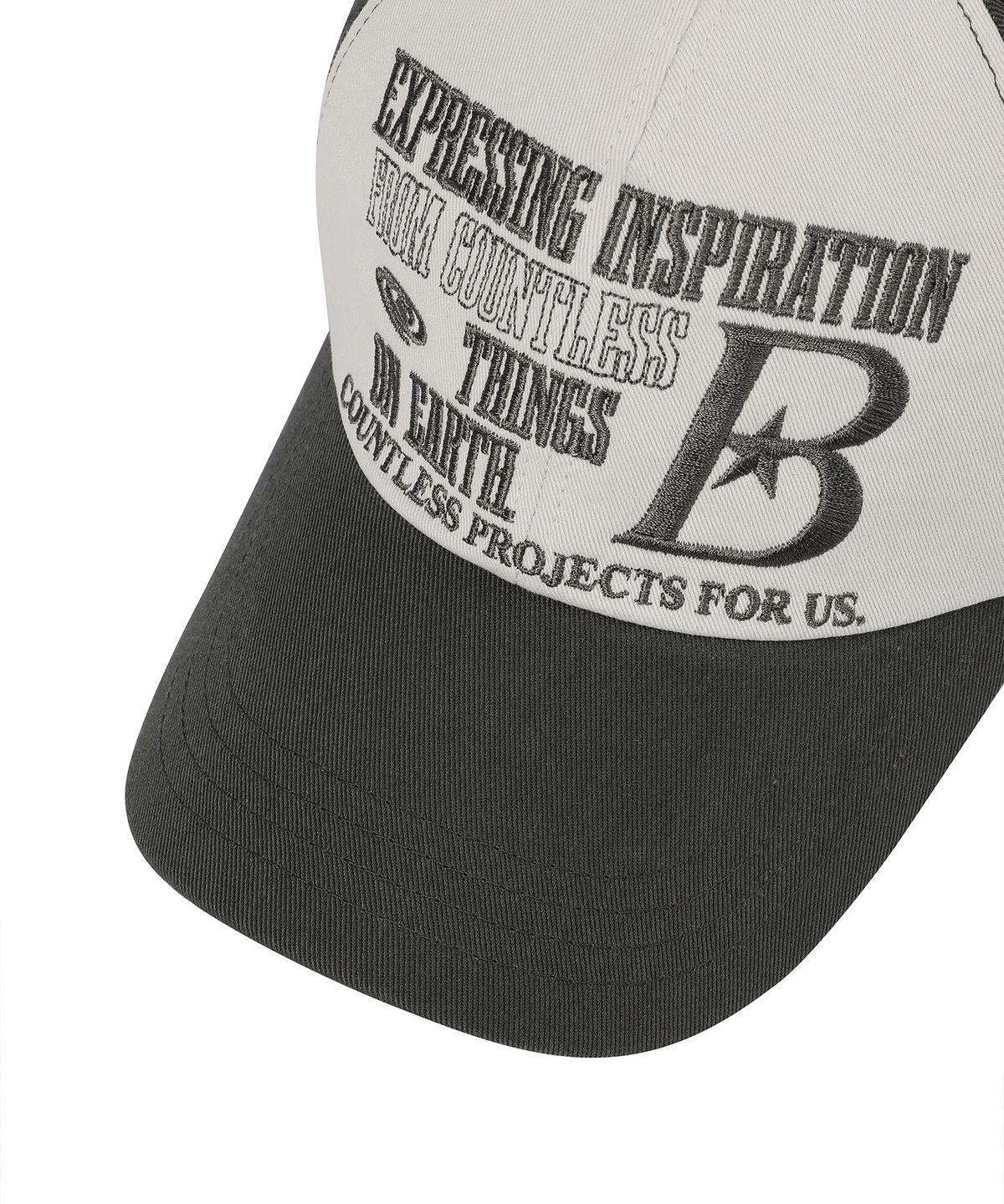 바우프(BAUF) B LOGO 볼캡 [차콜]