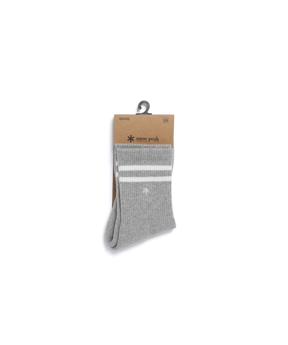 스노우피크 어패럴(SNOWPEAK APPAREL) 아스타리스크 크루삭스 (S26ZUFSO80) Melange Gray