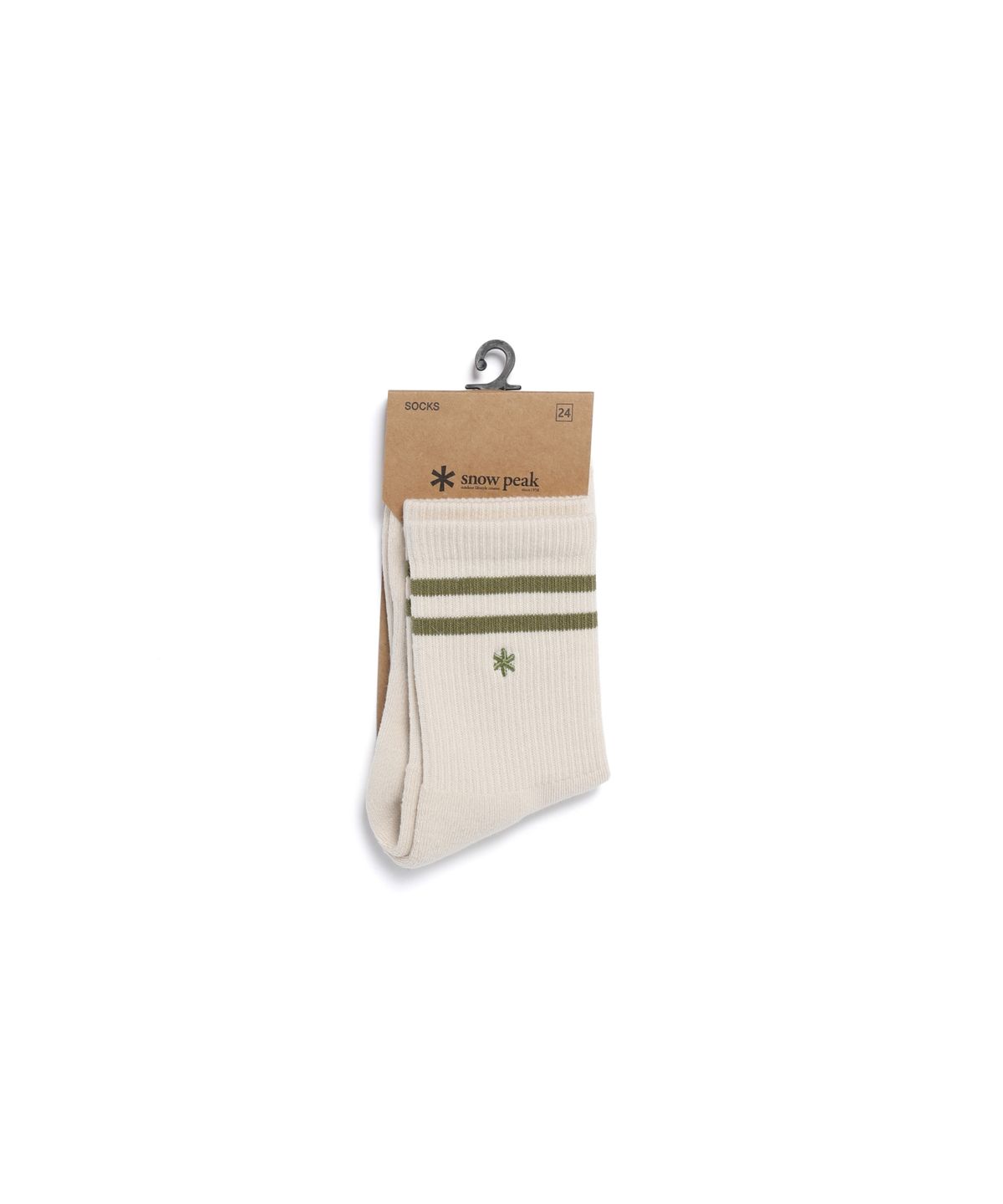 스노우피크 어패럴(SNOWPEAK APPAREL) 아스타리스크 크루삭스 (S26ZUFSO80) Cream