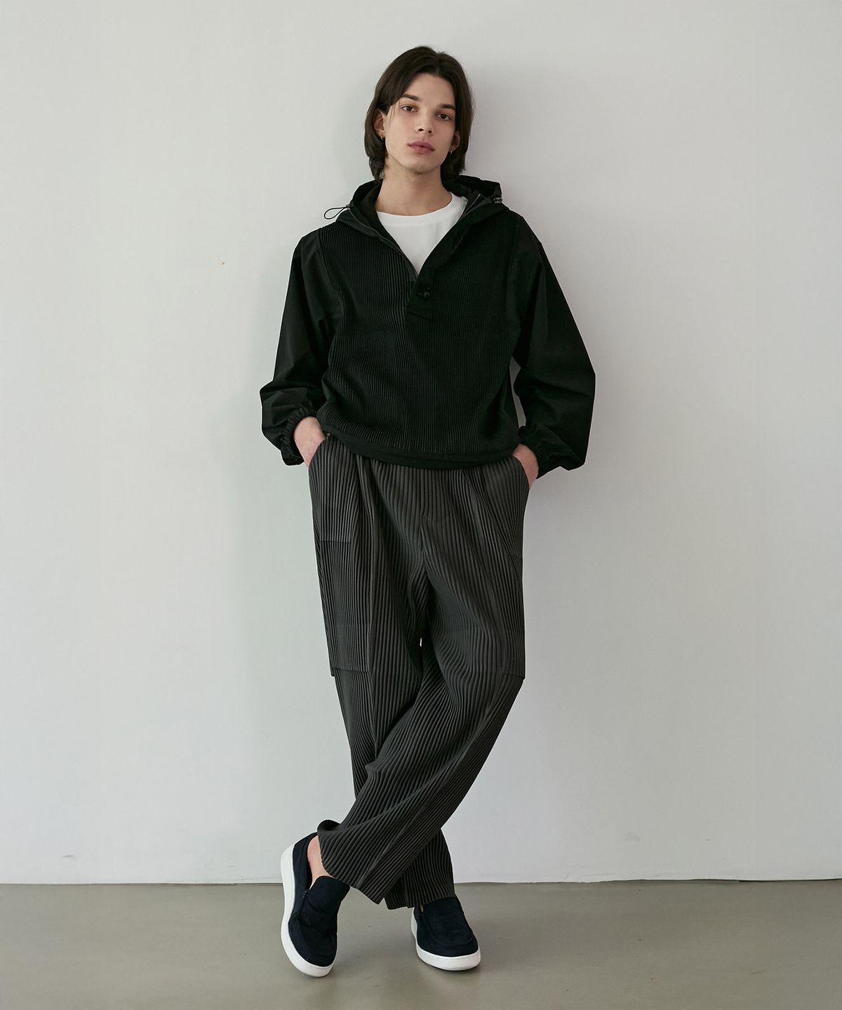 와이오와이(YOYOYOY) 카고 플리츠 배기 팬츠_3colors