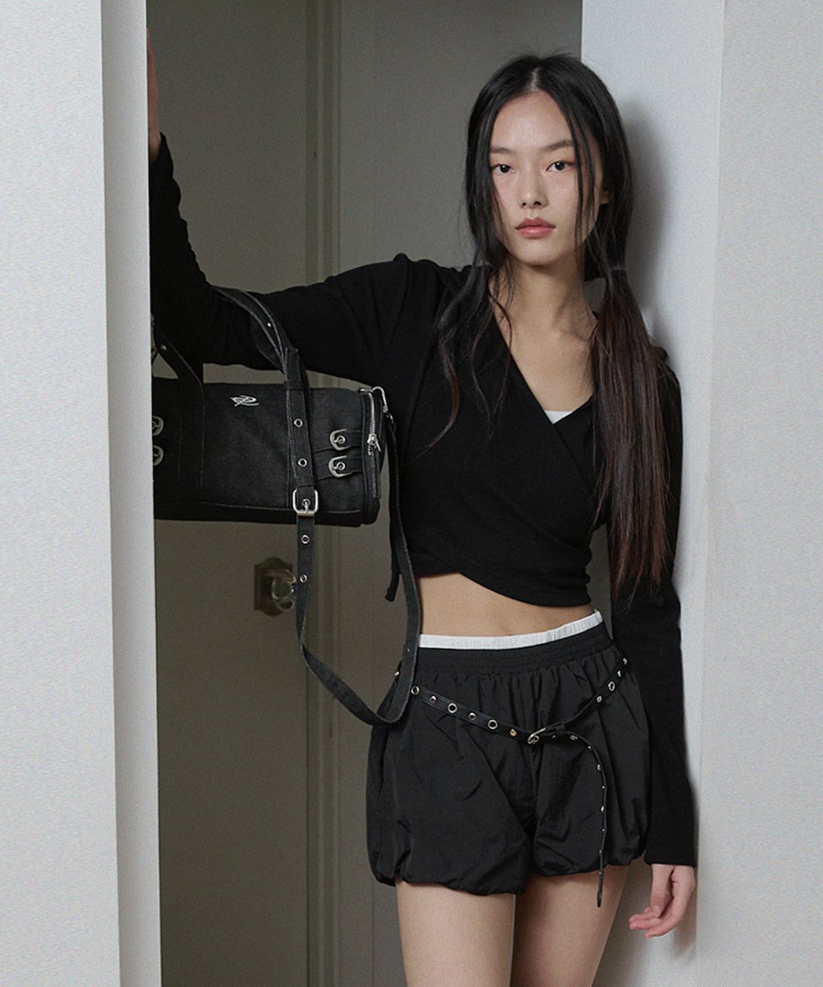 레이몬트(RAIMENT) Canvas Drum Bag_Black