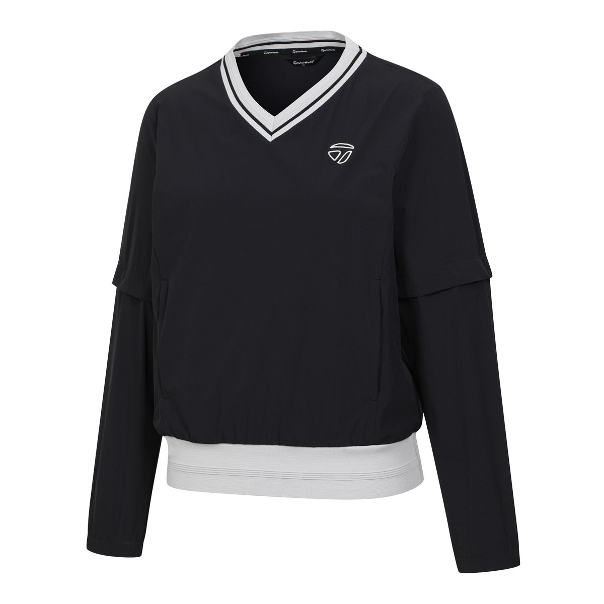 테일러메이드 어패럴(TAYLORMADE APPAREL) 26SS 여성 소매 탈부착 V넥 아노락 점퍼 T8031J65203-199