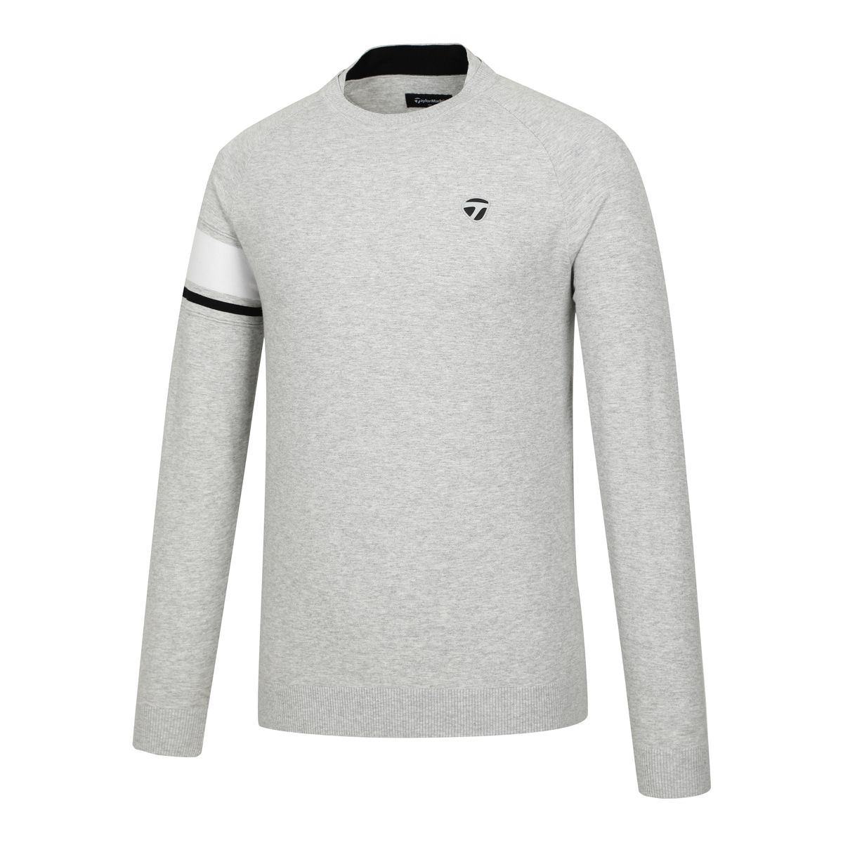 테일러메이드 어패럴(TAYLORMADE APPAREL) 26SS 남성 소매 배색 니트 TS6-12HG23-193