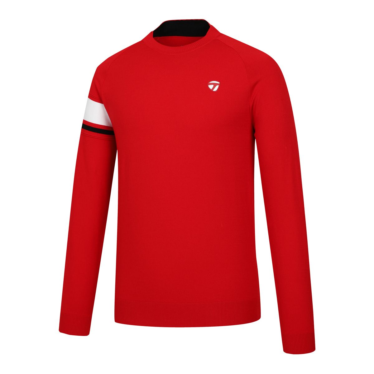 테일러메이드 어패럴(TAYLORMADE APPAREL) 26SS 남성 소매 배색 풀오버 스웨터 TS6-12HG23-500