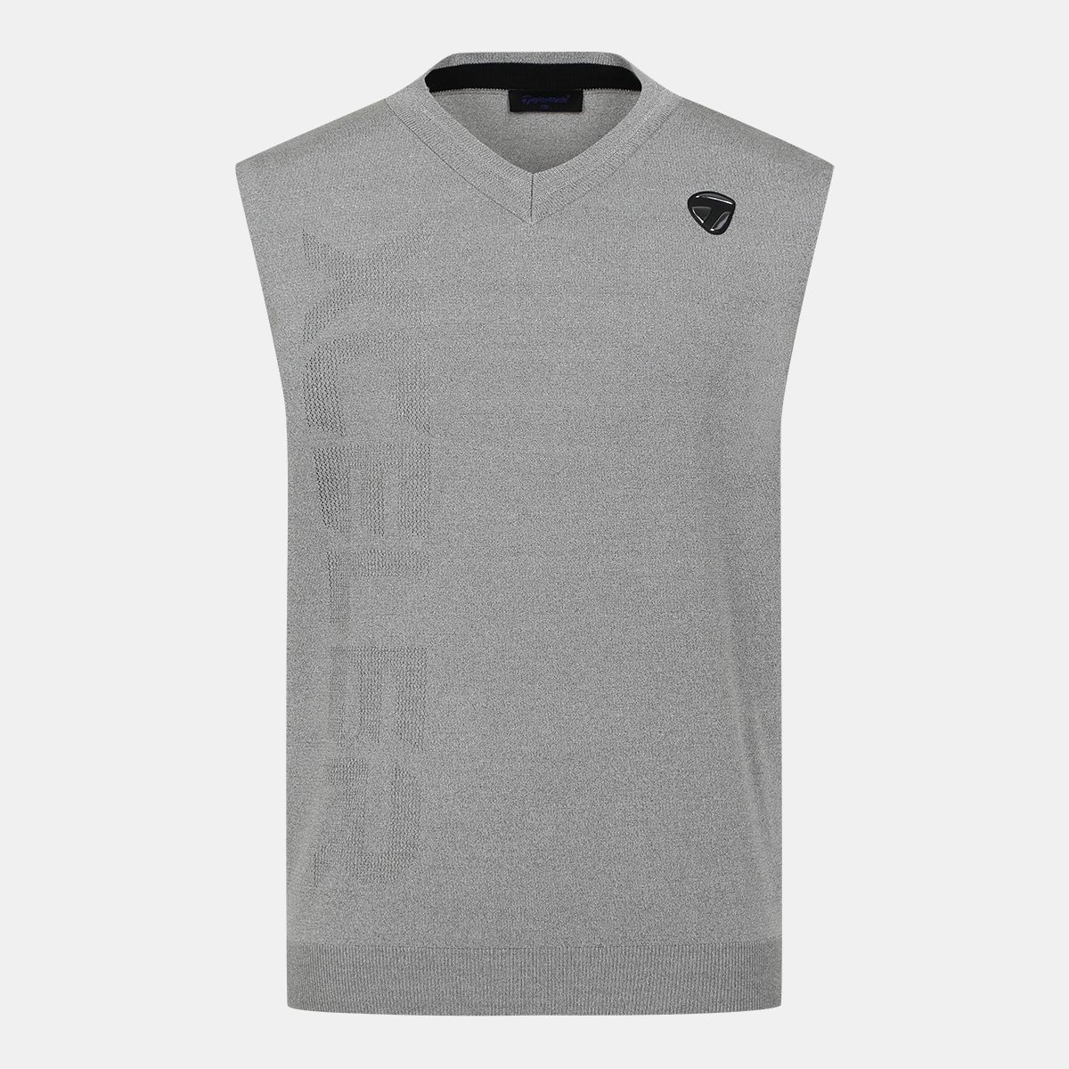 테일러메이드 어패럴(TAYLORMADE APPAREL) 26SS 남성 레터링 브이넥 니트 베스트 T8031S61222-193