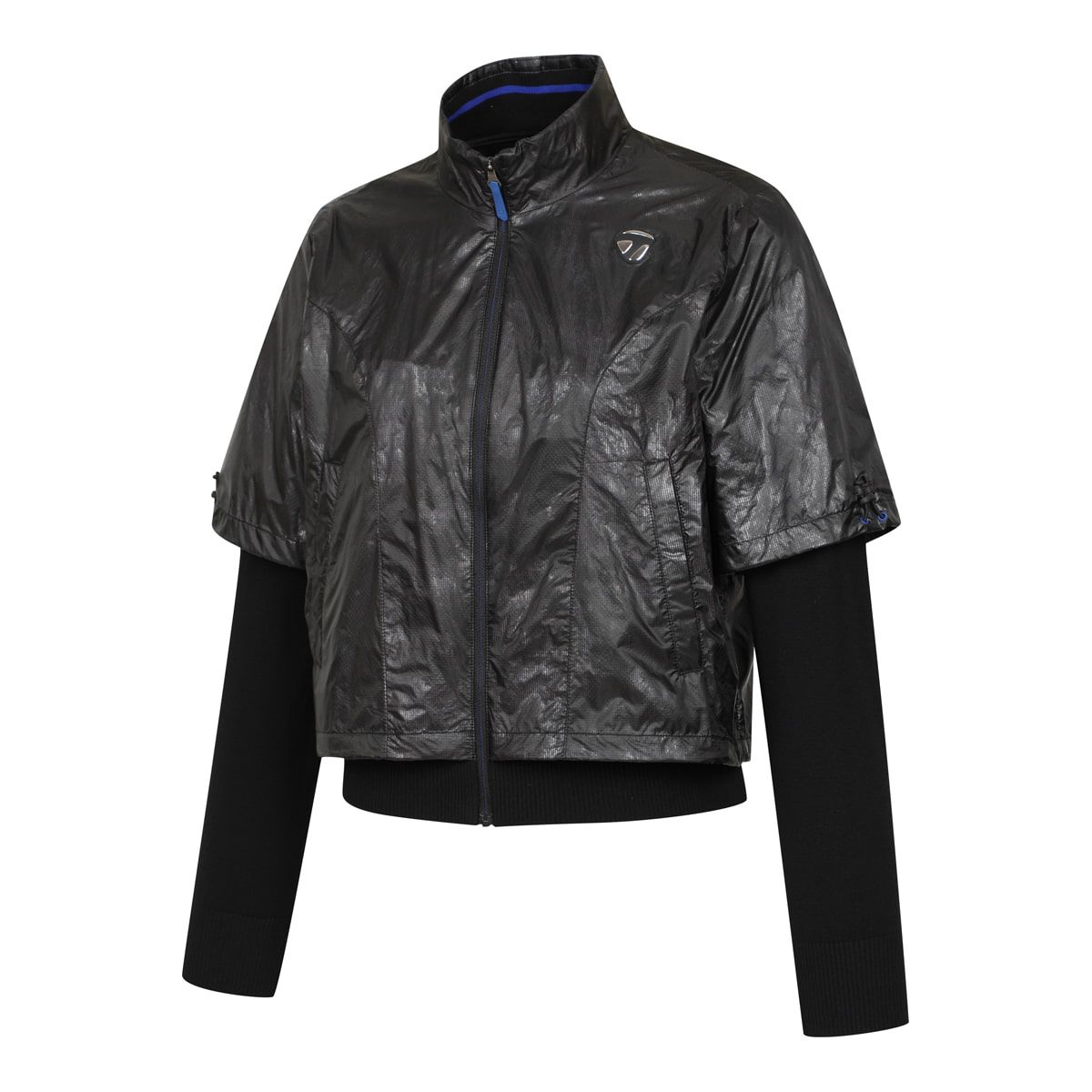 테일러메이드 어패럴(TAYLORMADE APPAREL) 26SS 여성 우븐 하이브리드 집업 니트 가디건 T8031S65121-199