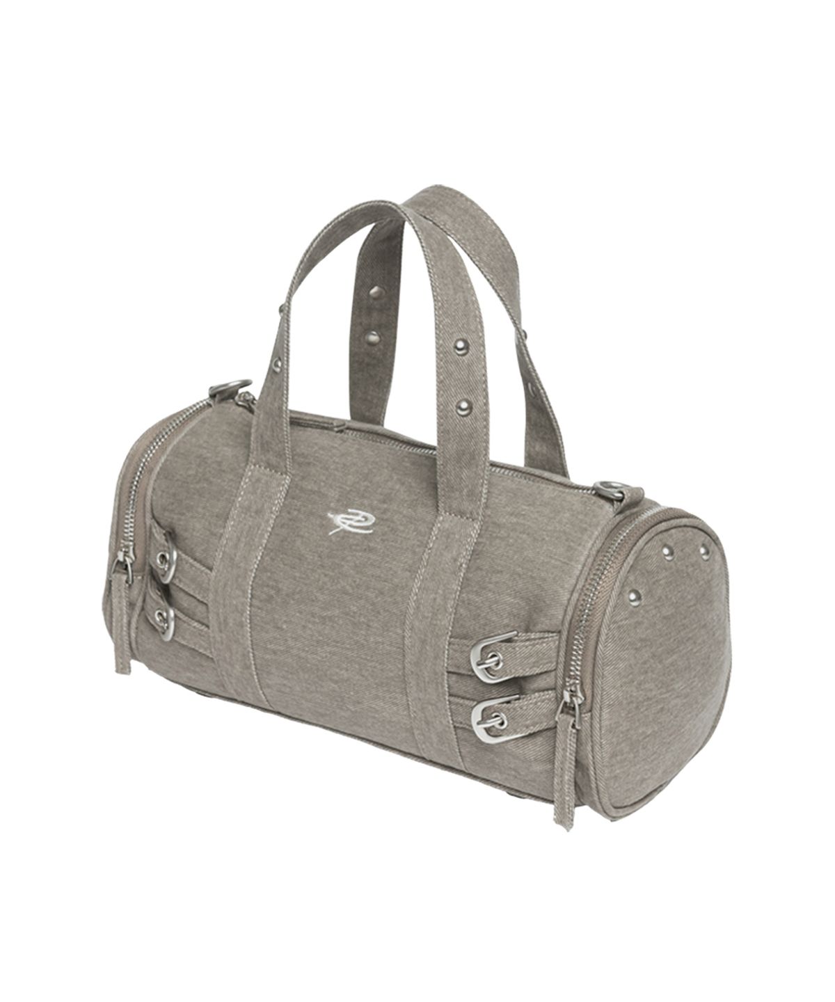 레이몬트(RAIMENT) Canvas Drum Bag_Beige Grey