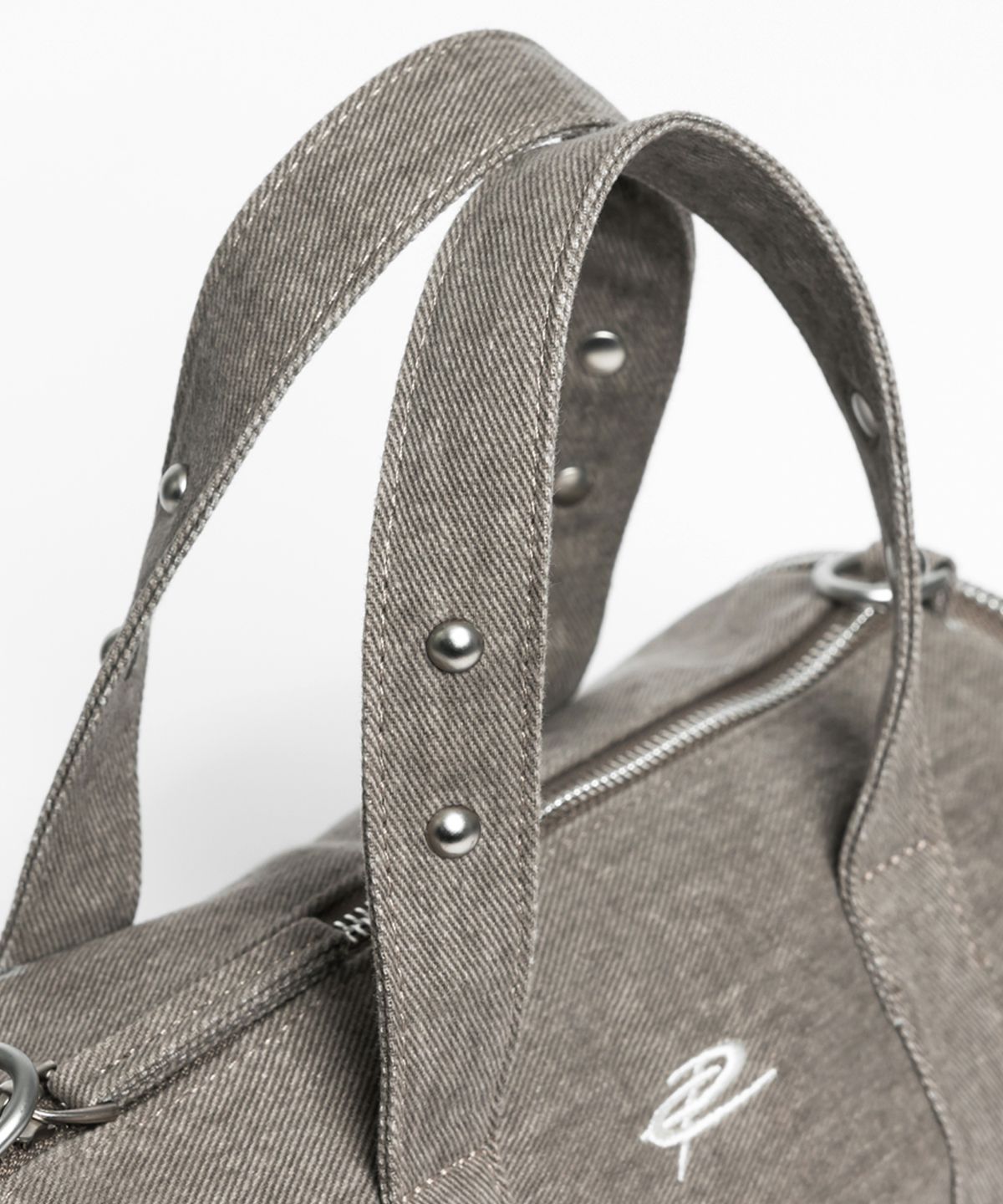 레이몬트(RAIMENT) Canvas Drum Bag_Beige Grey