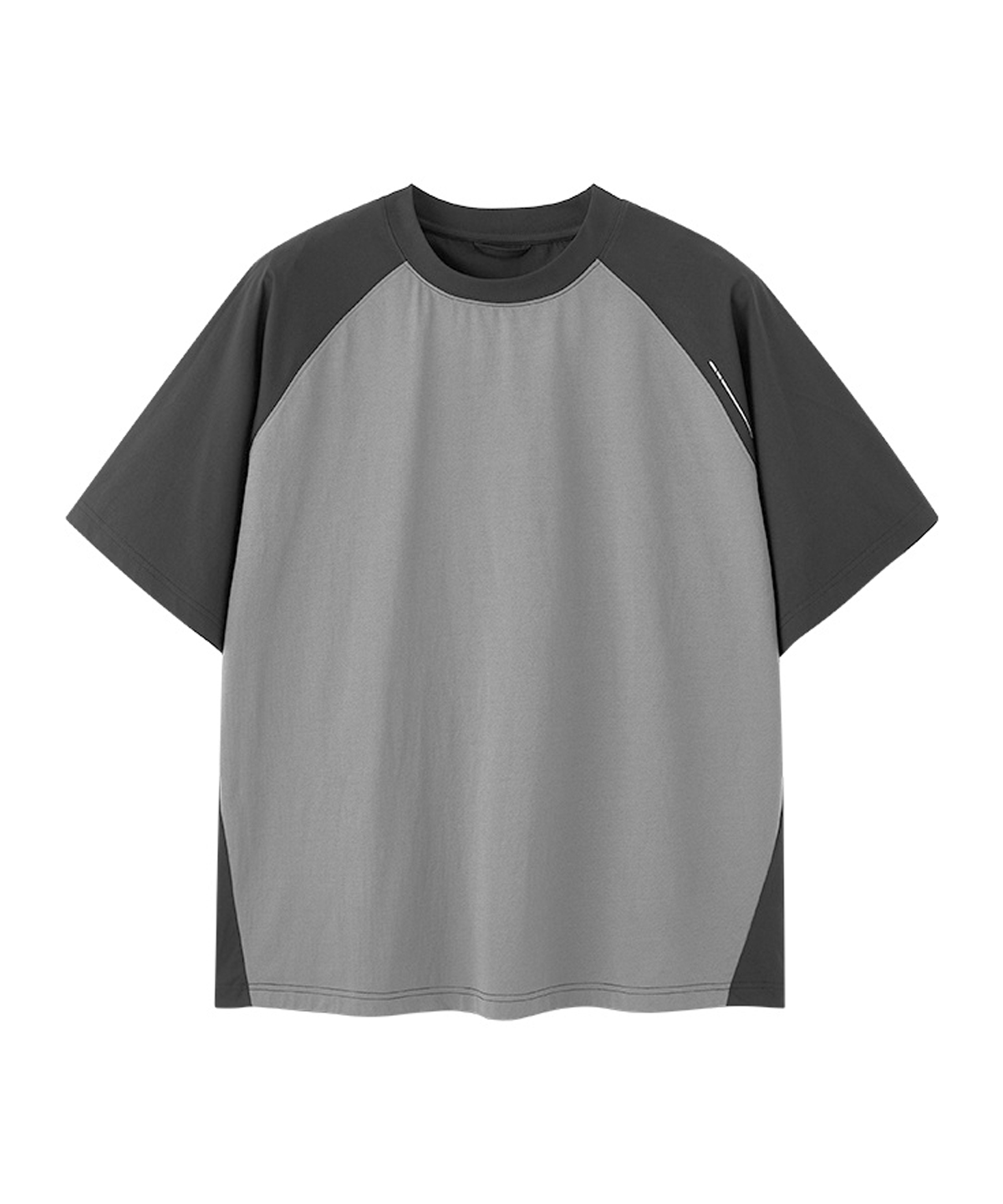 버튼서울(BUTTON SEOUL) 리플렉션 스크레치 클래식 라글란 숏슬리브(4 COLORS)