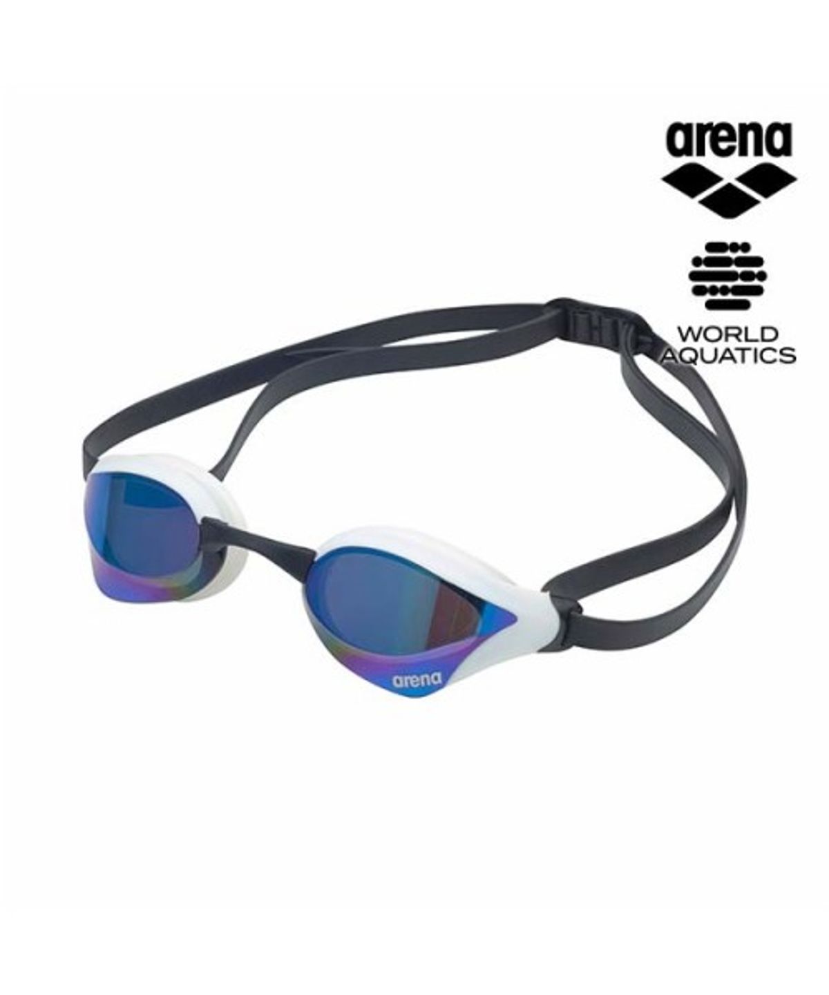 아레나(ARENA) 코브라 코어 레이싱 미러 수경 A6AC2AG24WHT