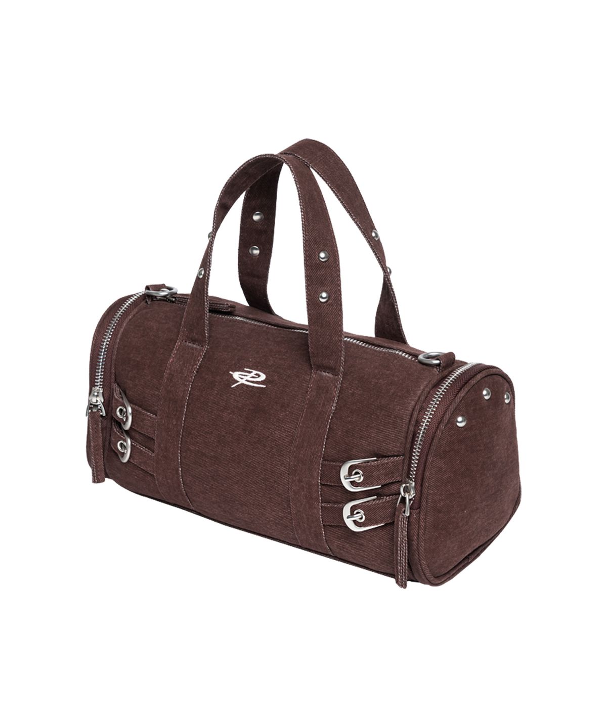 레이몬트(RAIMENT) Canvas Drum Bag_Red Brown