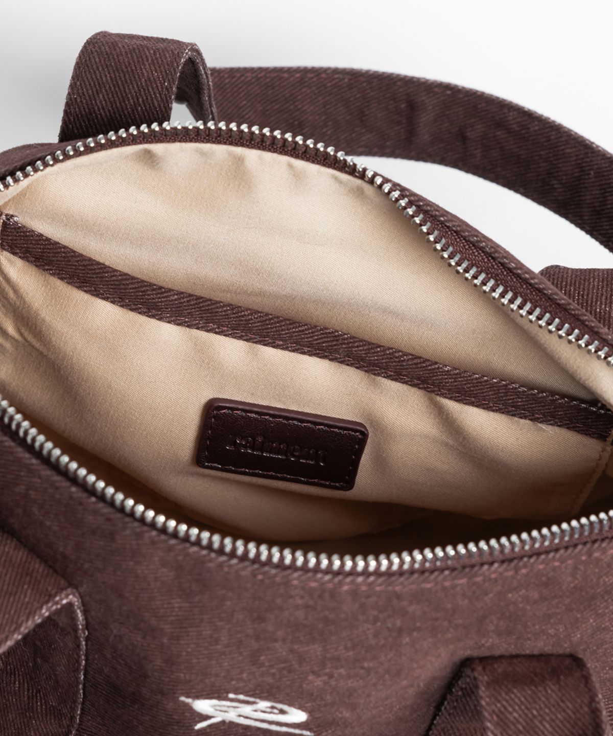 레이몬트(RAIMENT) Canvas Drum Bag_Red Brown
