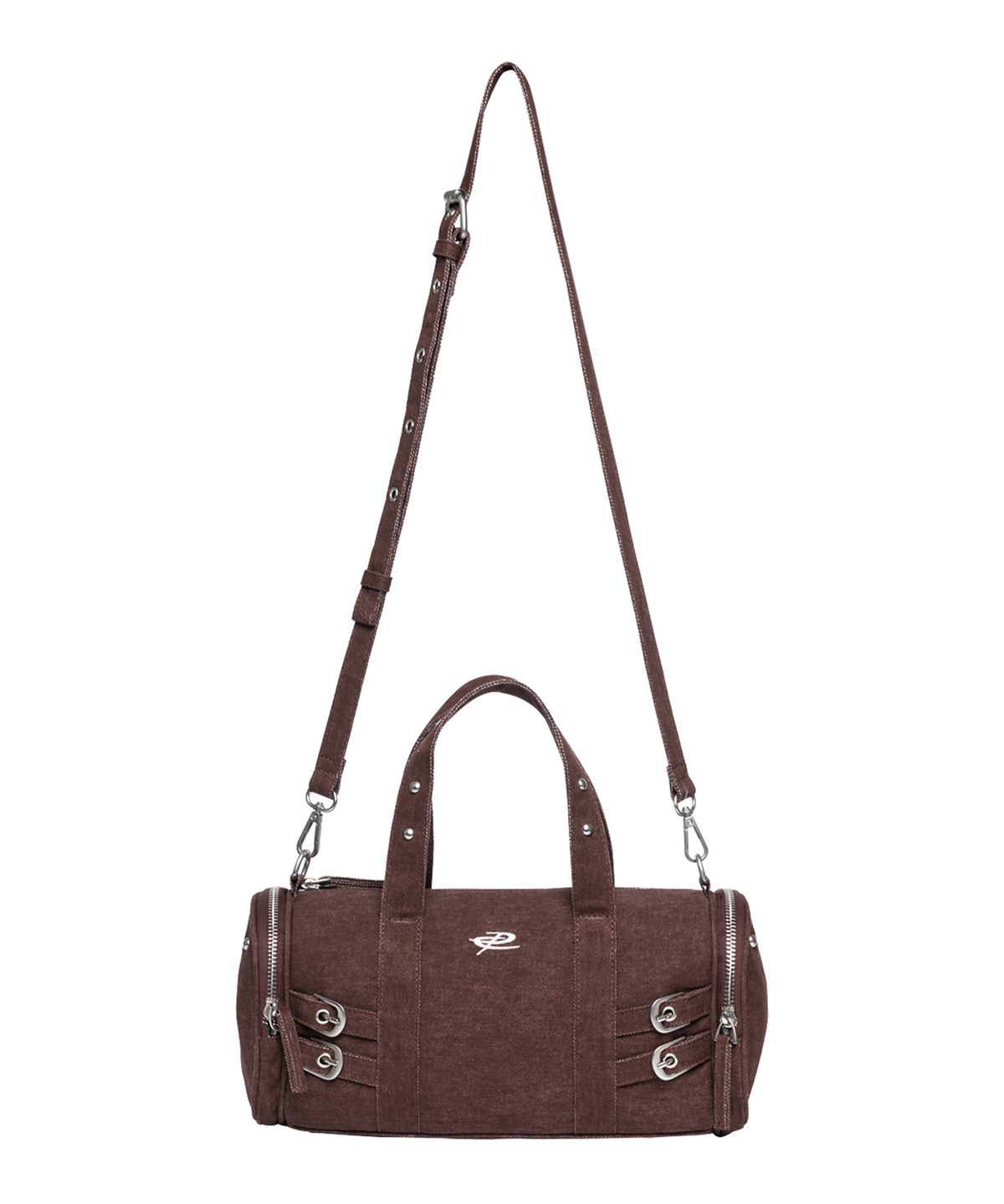 레이몬트(RAIMENT) Canvas Drum Bag_Red Brown