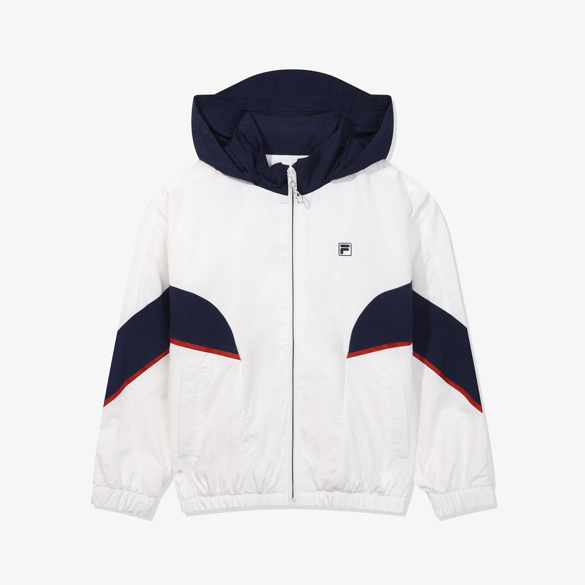 휠라 키즈(FILA KIDS) V절개 메쉬 바람막이