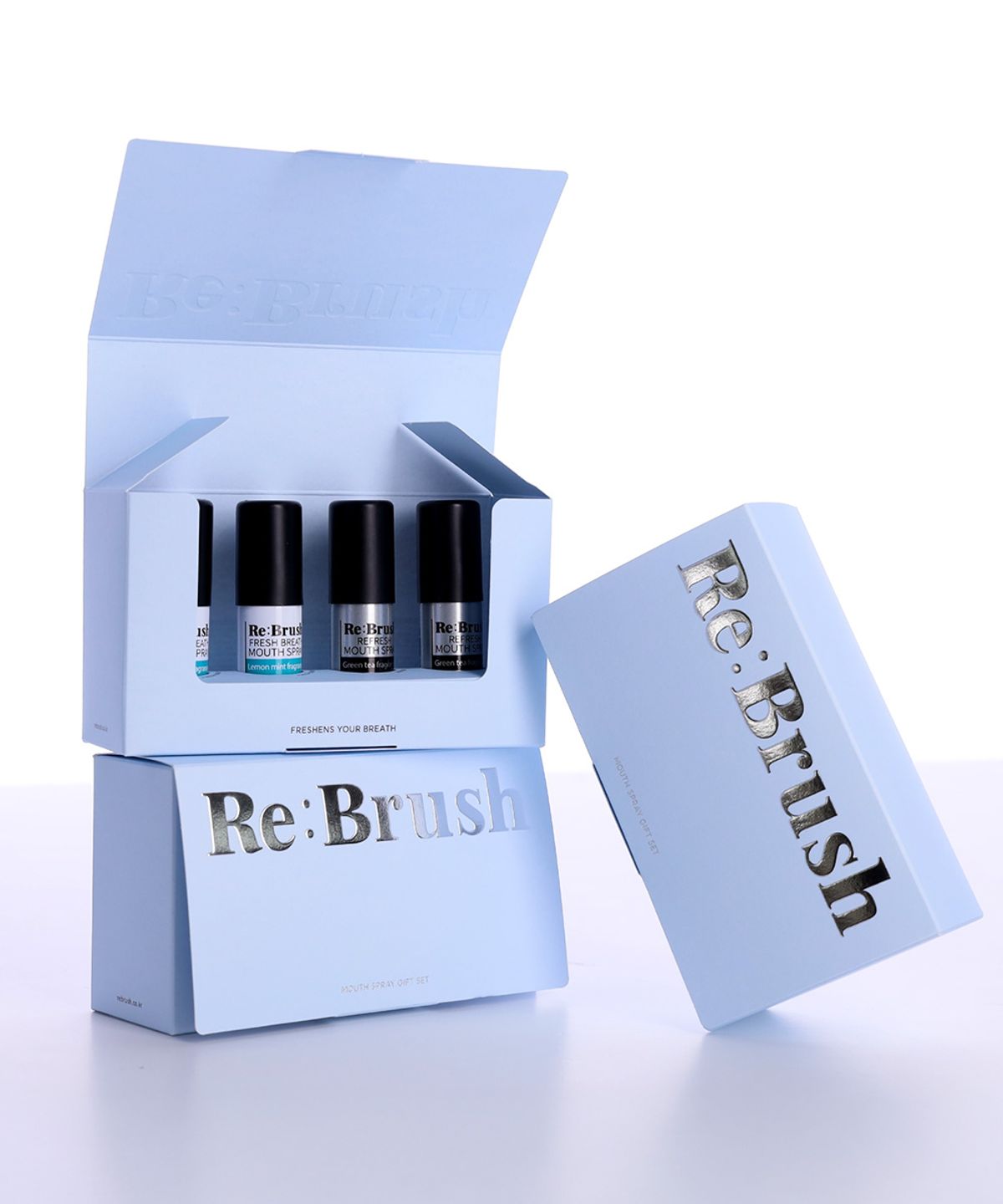 리브러쉬(REBRUSH) 무알콜 구강 스프레이 기프트 세트 (15ml 4개)