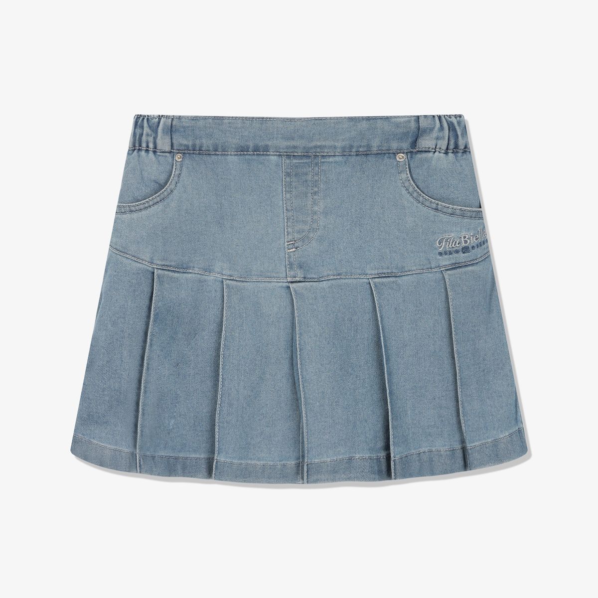 휠라 키즈(FILA KIDS) 큐롯 데님 팬츠