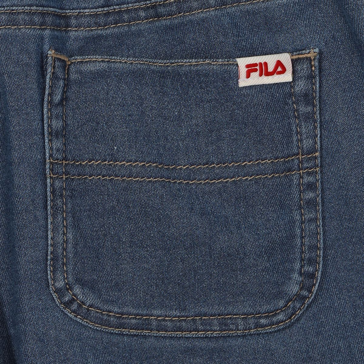 휠라 키즈(FILA KIDS) 큐롯 데님 팬츠