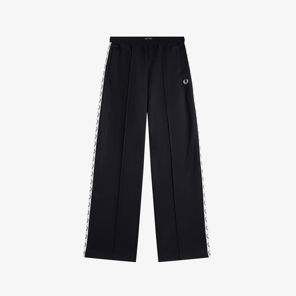 프레드페리(FRED PERRY) [Sport] 와이드 레그 테잎 트랙 팬츠 - 블랙 AFPM2617171-102