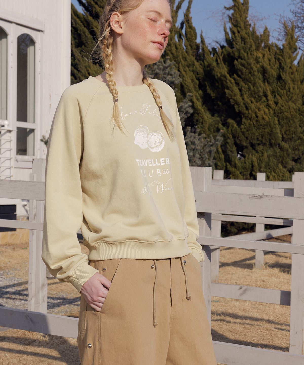 프리터(FRITUR) Garden Apron Pants Beige_F261PT04