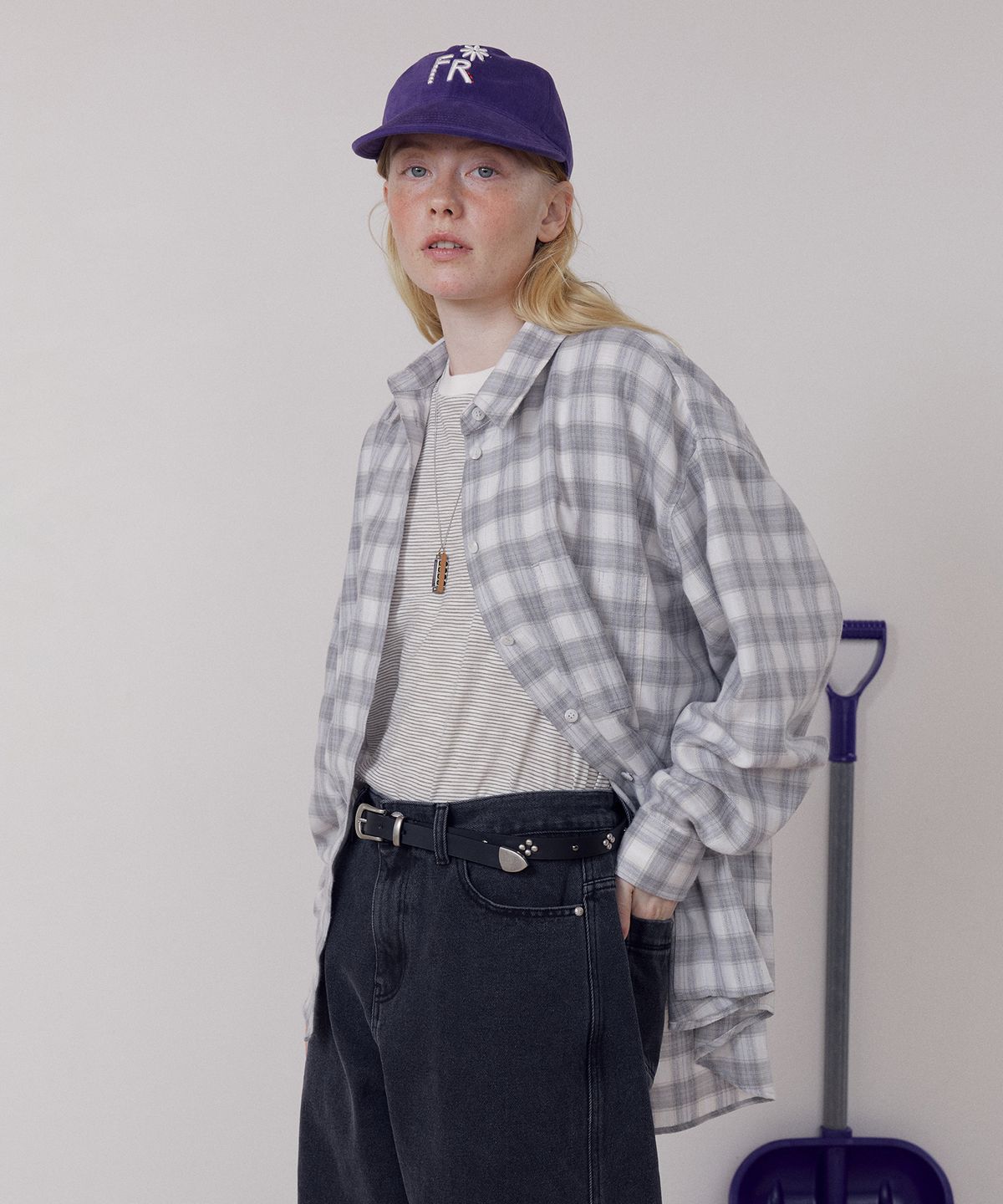프리터(FRITUR) Overfit Shirt Grey_F261SH05