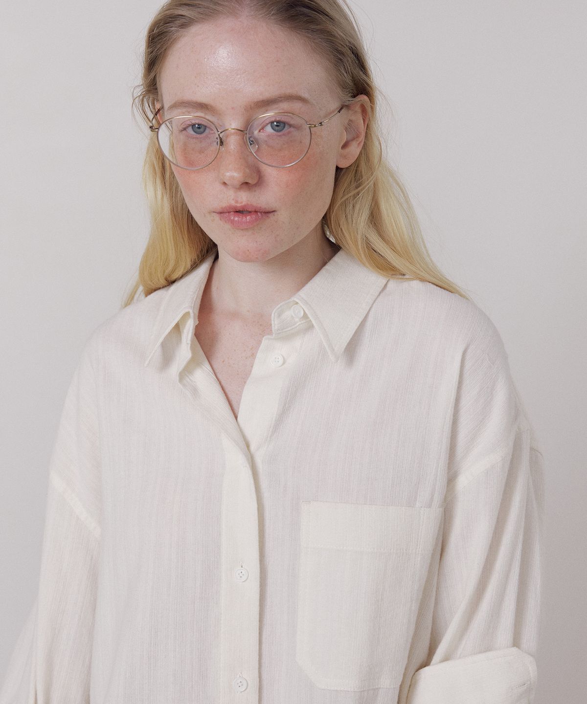 프리터(FRITUR) Overfit Shirt Ivory_F261SH05