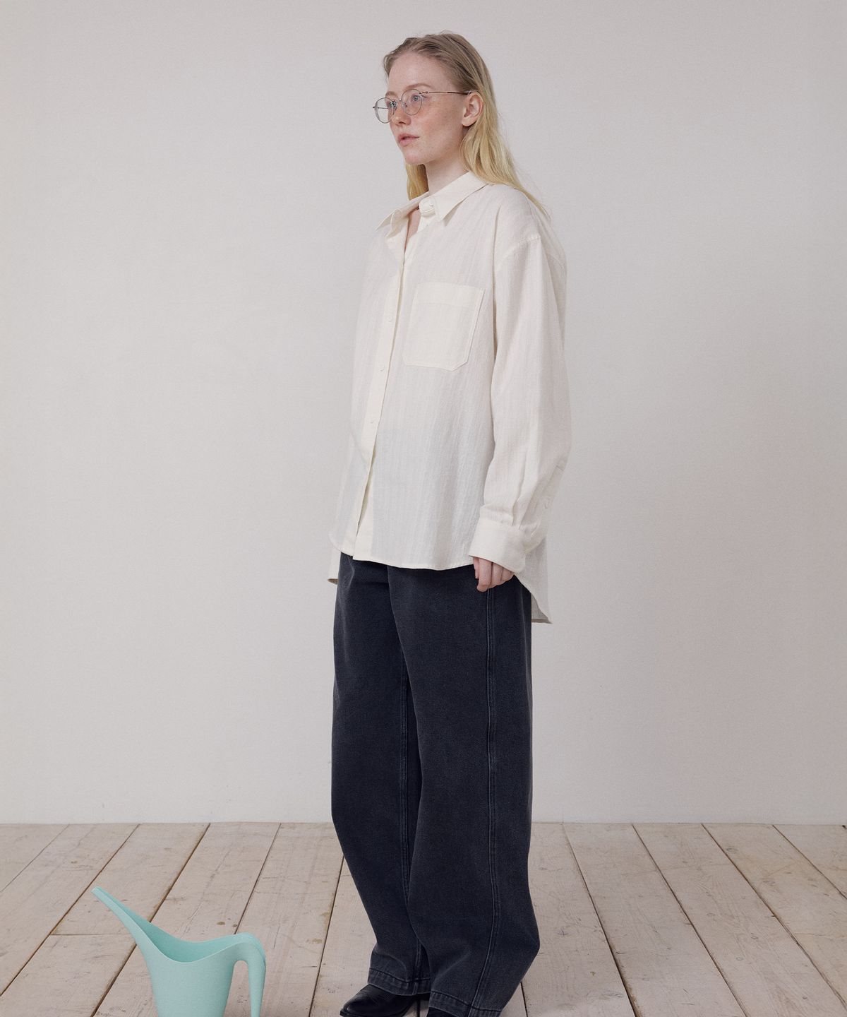프리터(FRITUR) Overfit Shirt Ivory_F261SH05