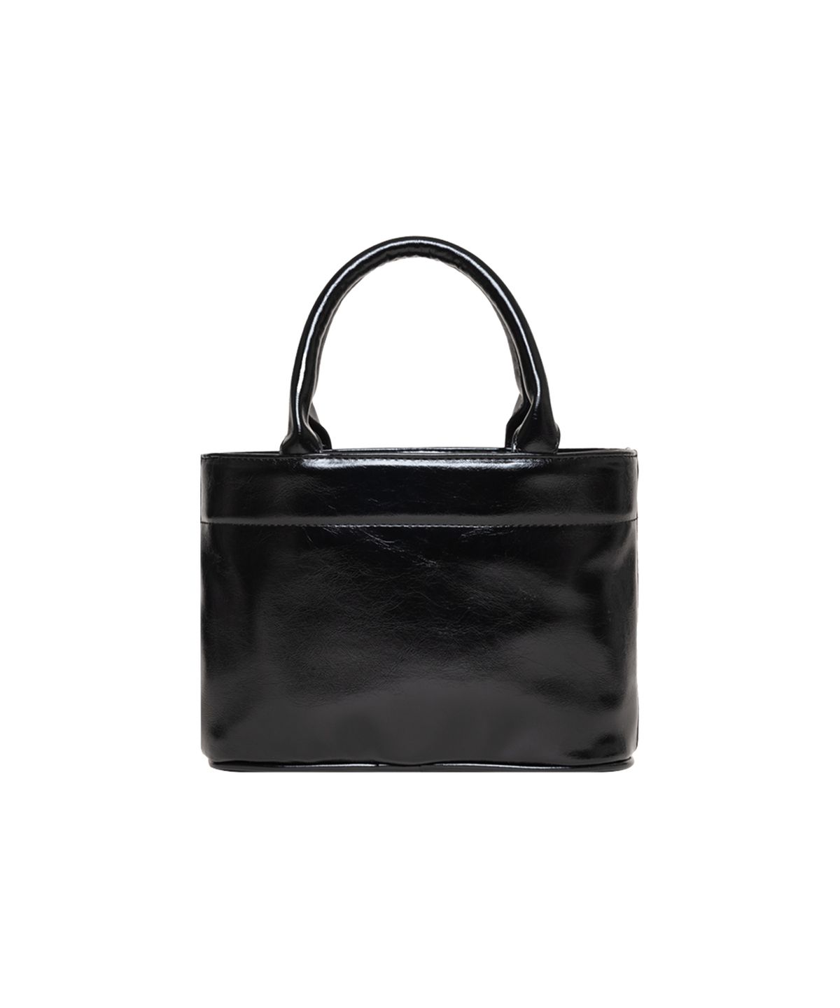 레이몬트(RAIMENT) Stud Patch Macaroon Bag_Black