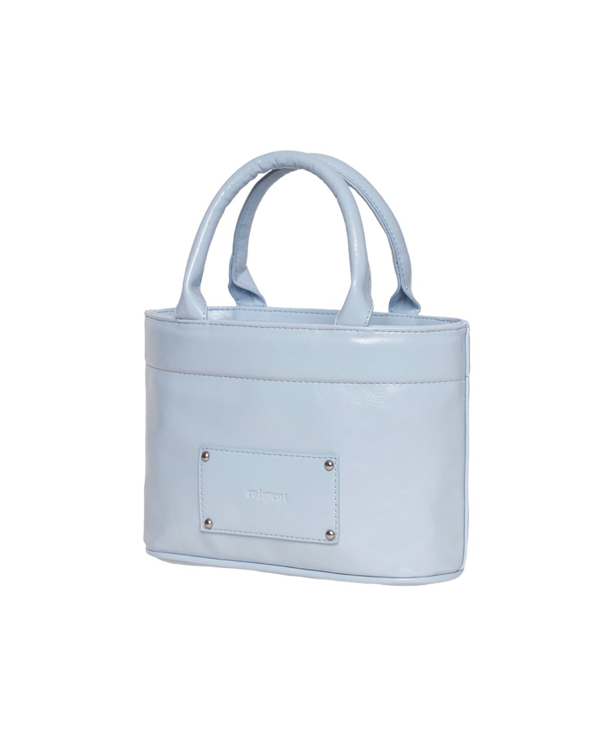 레이몬트(RAIMENT) Stud Patch Macaroon Bag_Sky Blue