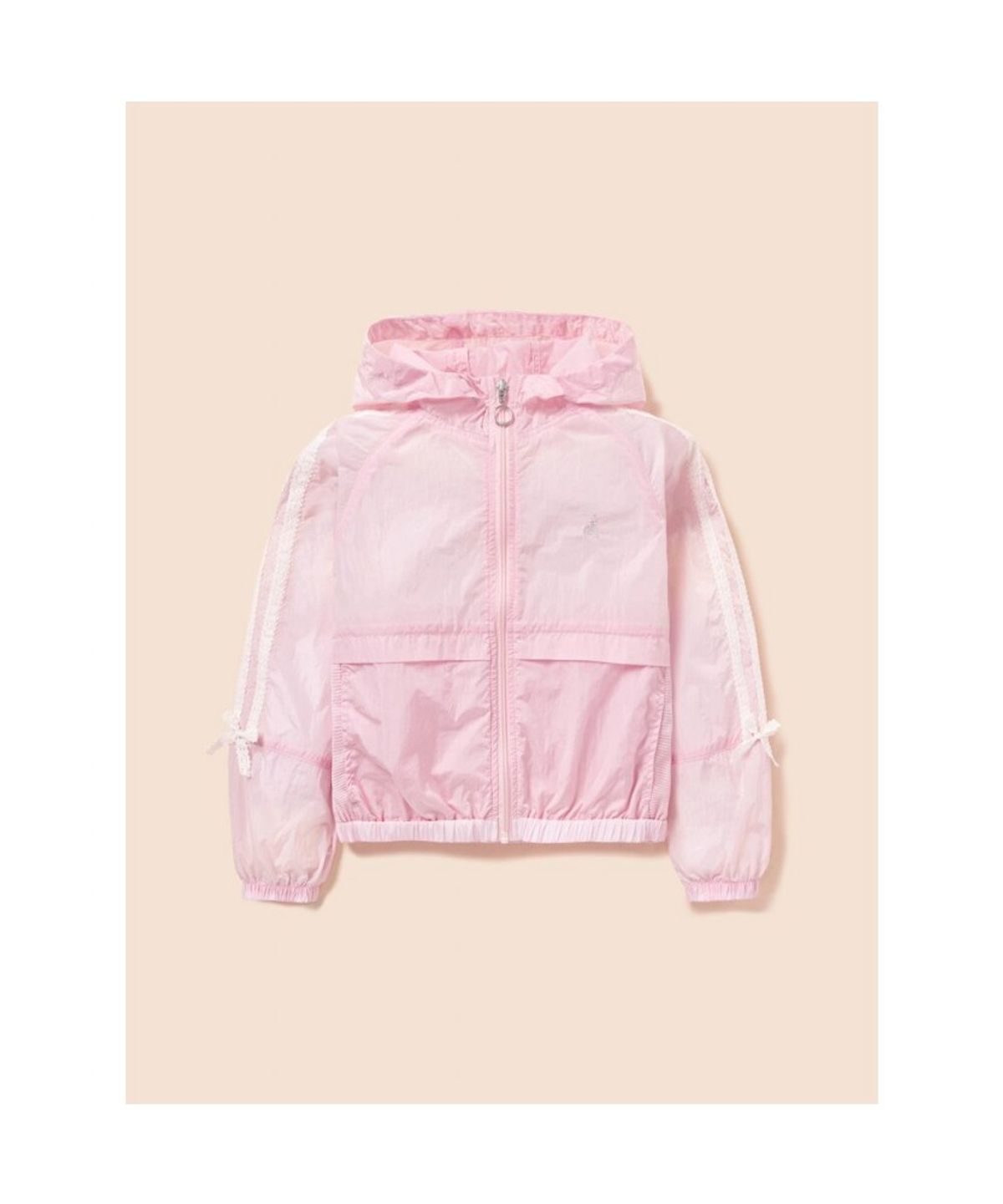 빈폴 키즈(BEANPOLE KIDS) 여아 리본 포인트 경량 점퍼  라이트 핑크 (BI6239G02Y)