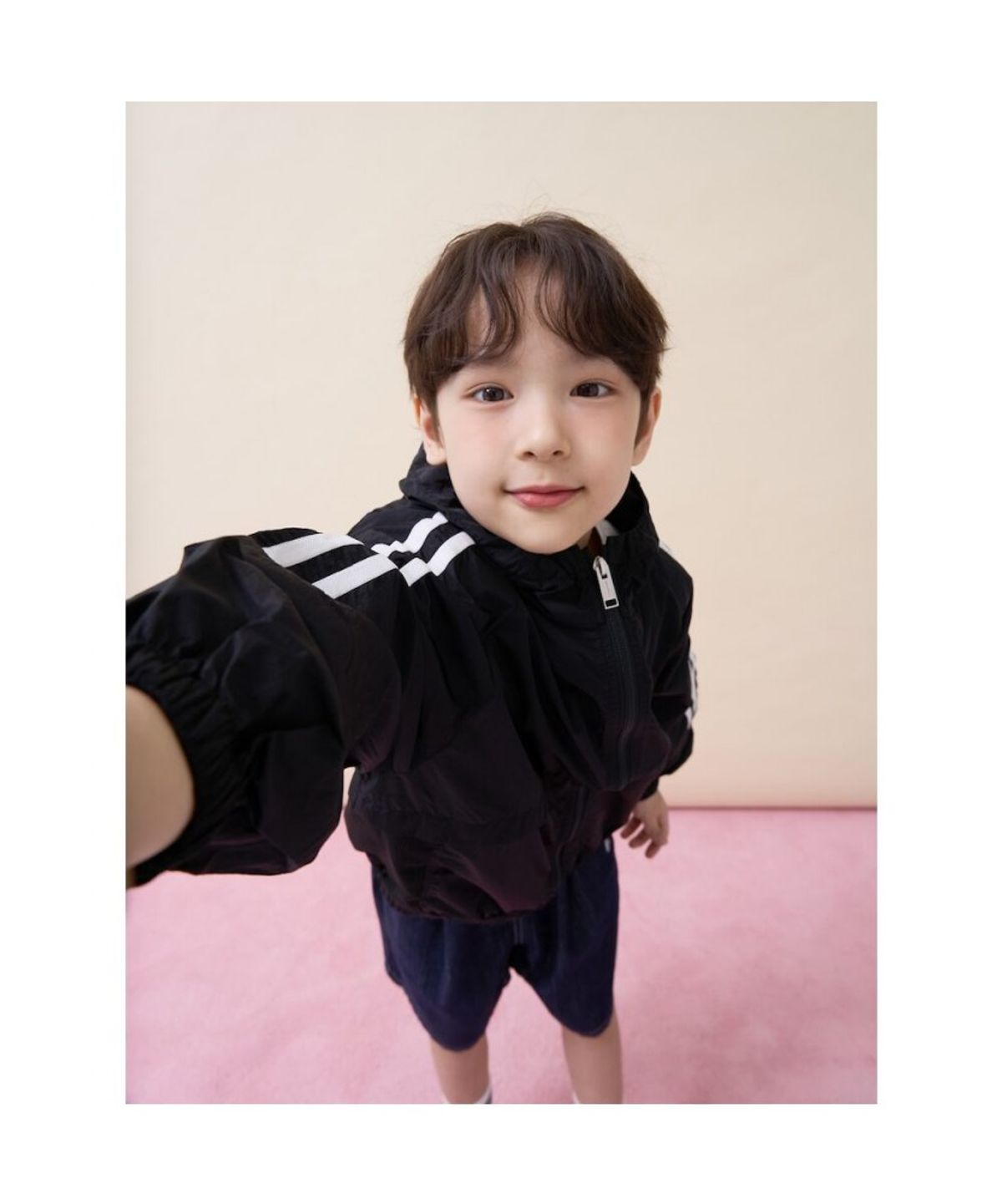 빈폴 키즈(BEANPOLE KIDS) 경량 메시 포인트 점퍼  블랙 (BI6239U905)