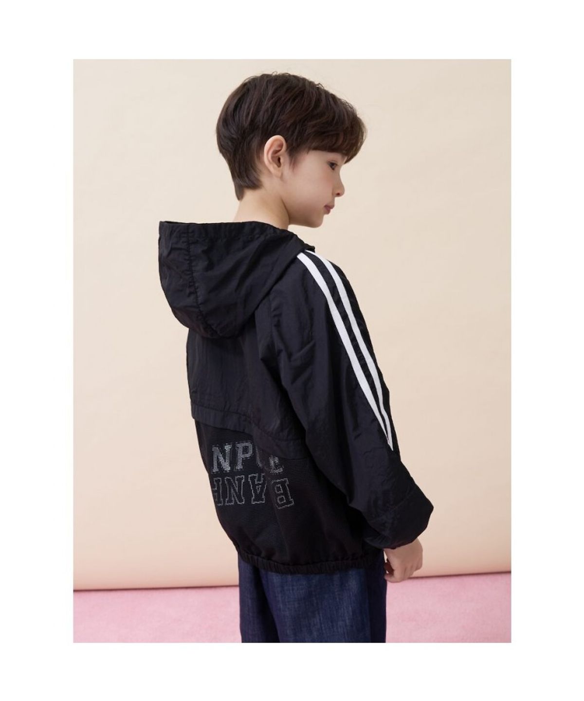 빈폴 키즈(BEANPOLE KIDS) 경량 메시 포인트 점퍼  블랙 (BI6239U905)