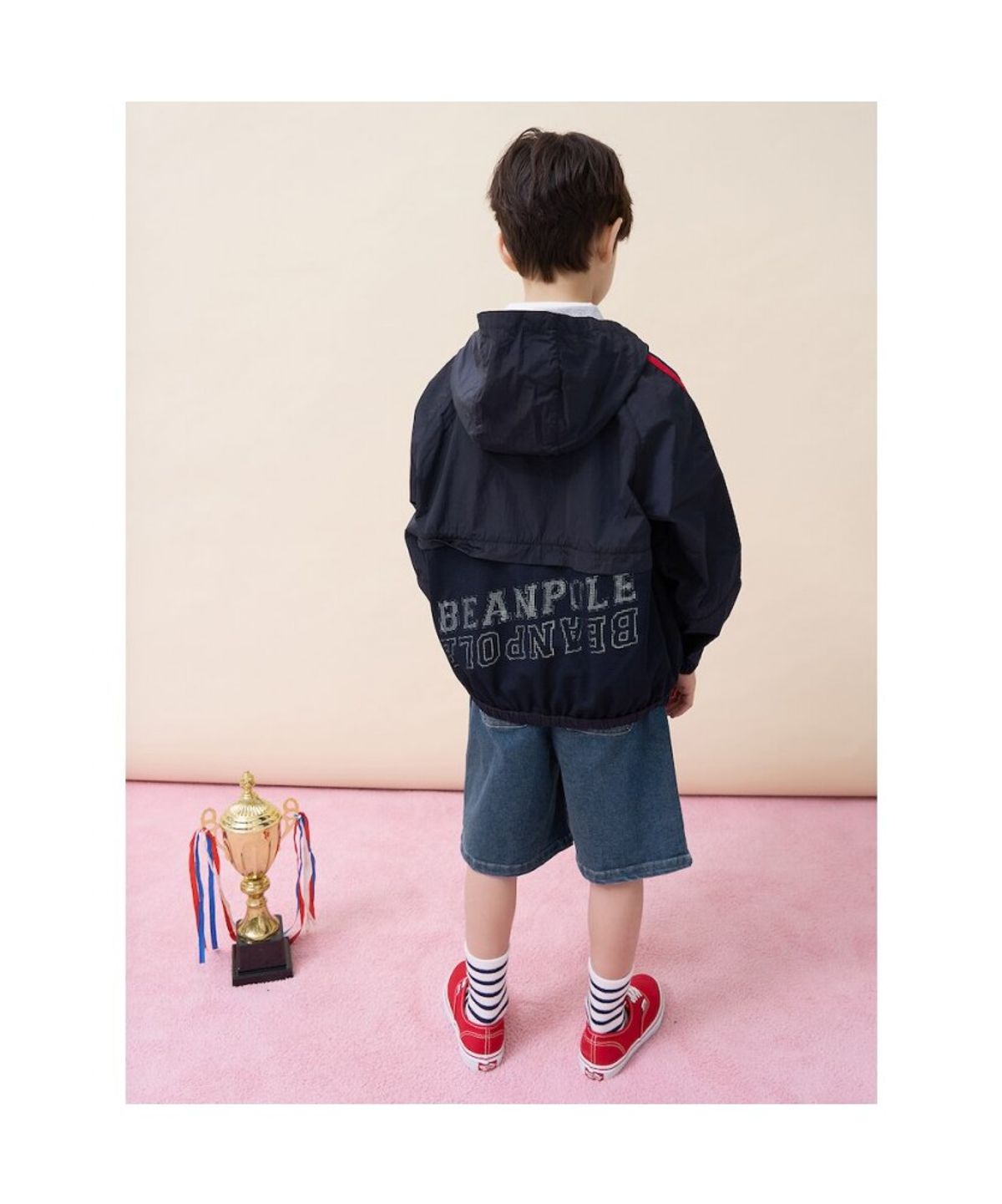빈폴 키즈(BEANPOLE KIDS) 경량 메시 포인트 점퍼  네이비 (BI6239U90R)